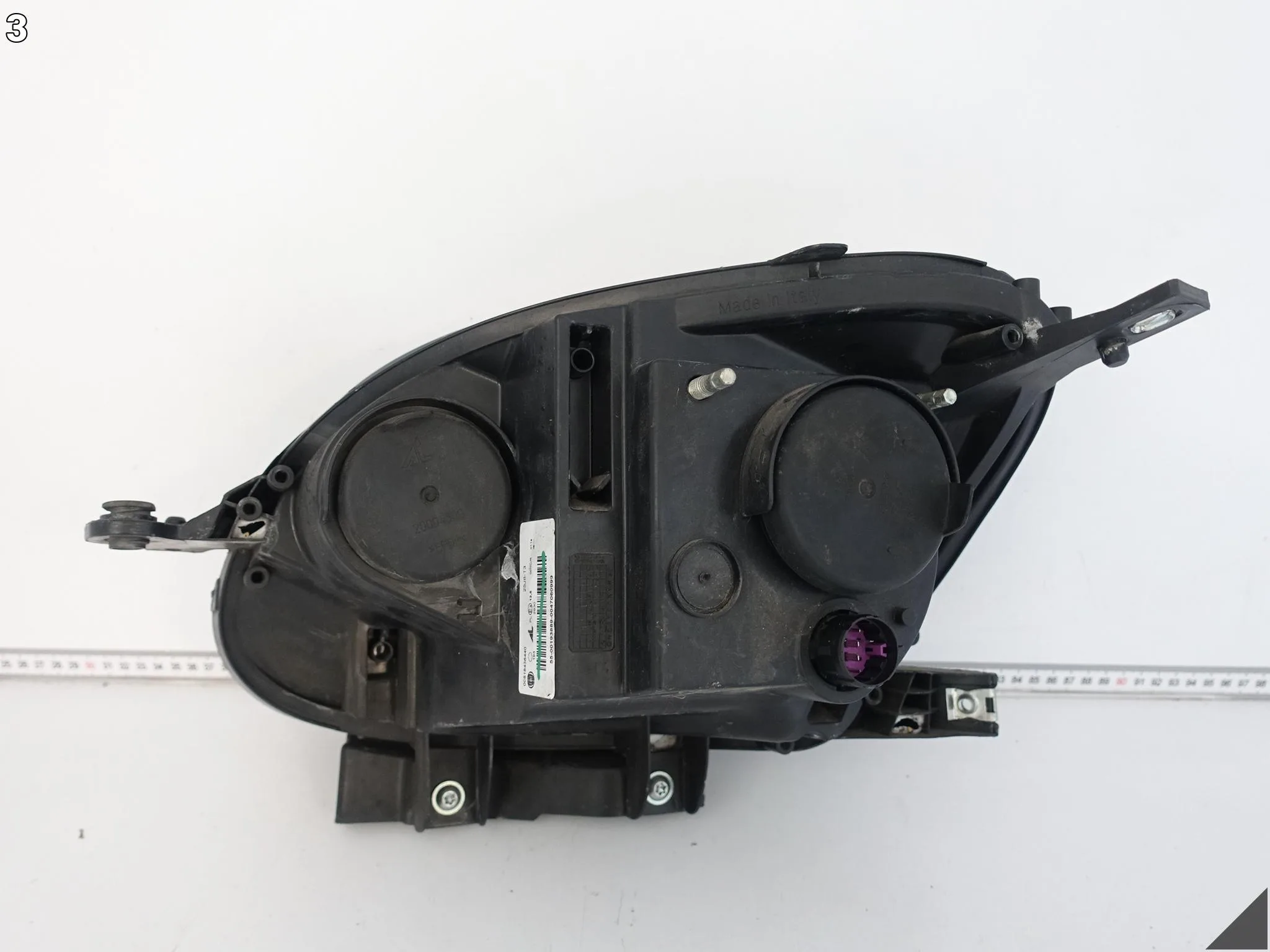 FIAT PANDA (3 III GENERACJA) 11-22 LAMPA ZWYKŁA HALOGEN PRAWA PRZÓD EUROPA FIAT PANDA (3 III GENERACJA) 11-22 LAMPA ZWYKŁA HALOGEN PRAWA PRZÓD EUROPA - obrazek 4