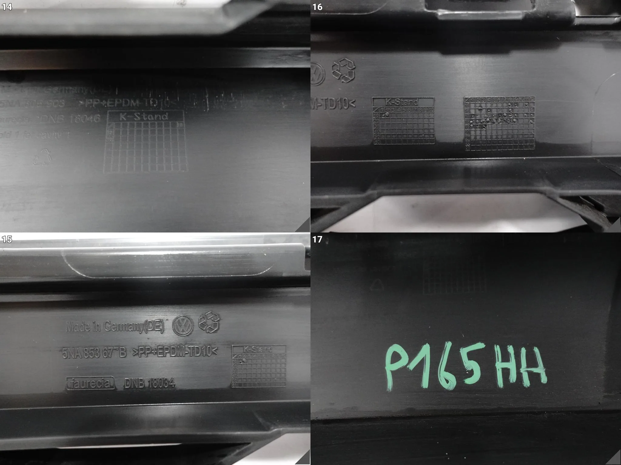 VW TIGUAN II 2 5NA 15-20 ZDERZAK KRATKA ATRAPA SPOILER DOKŁADKA PRZÓD VW TIGUAN II 2 5NA 15-20 ZDERZAK KRATKA ATRAPA SPOILER DOKŁADKA PRZÓD - obrazek 16