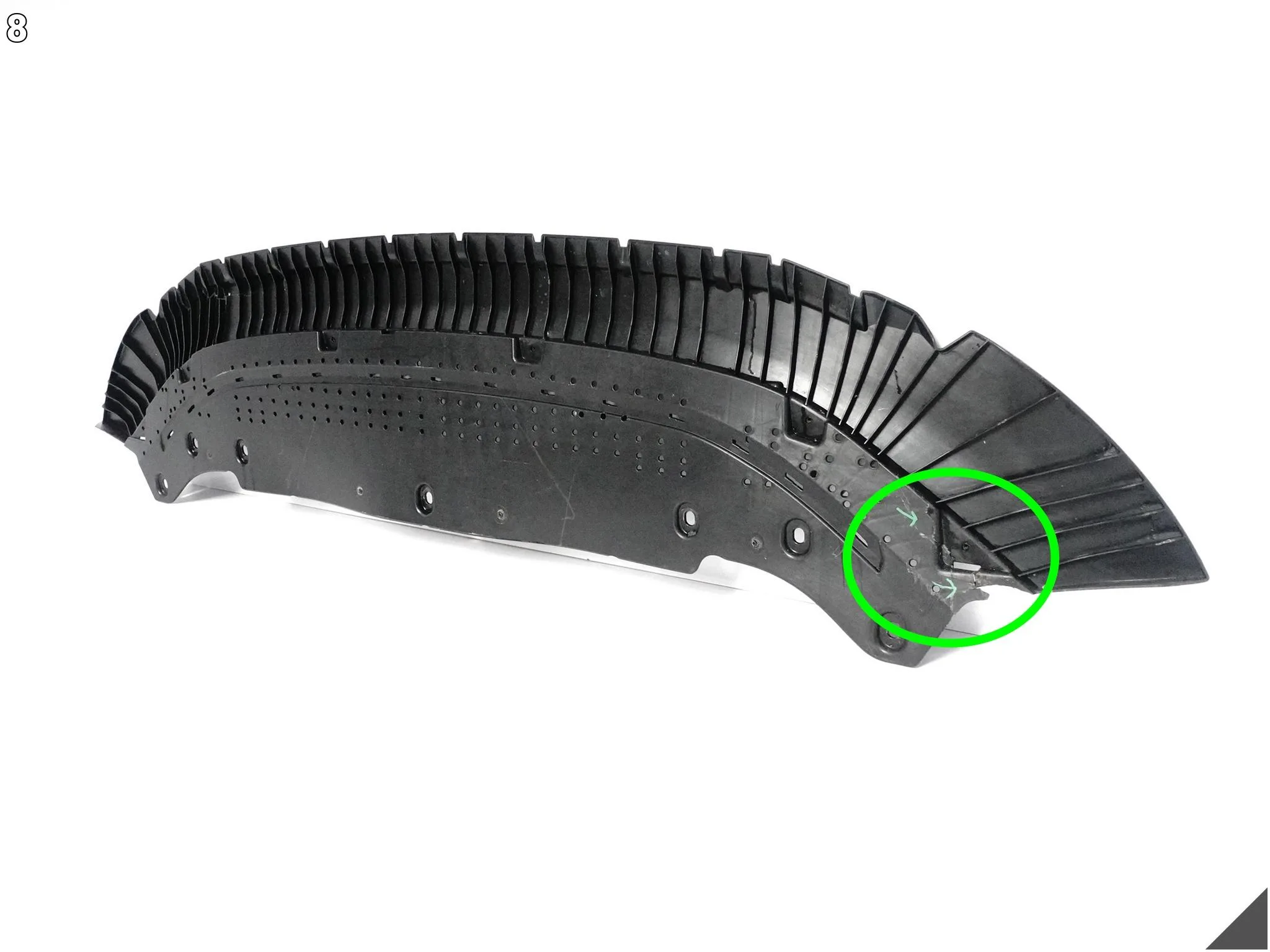 AUDI A6 C8 4K0 LIFT 18-25 OSŁONA PŁYTA PODŁOGA SPOILER POD ZDERZAK PRZÓD AUDI A6 C8 4K0 LIFT 18-25 OSŁONA PŁYTA PODŁOGA SPOILER POD ZDERZAK PRZÓD - obrazek 9