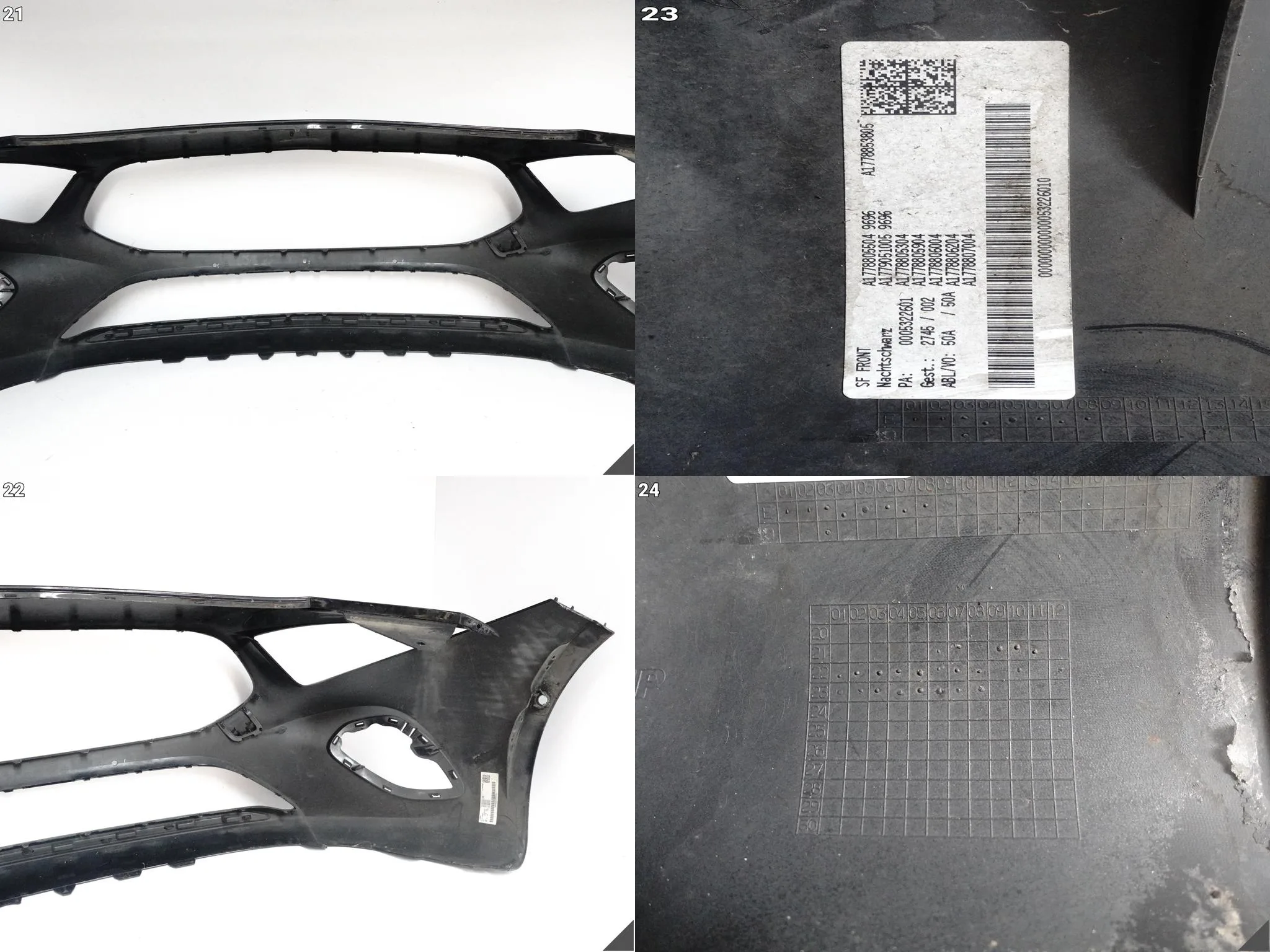 MERCEDES A-KLASA W177 LIFT MOPF 22- ZDERZAK BUMPER + ZAŚLEPKA PRZÓD (6xPDC) MERCEDES A-KLASA W177 LIFT MOPF 22- ZDERZAK BUMPER + ZAŚLEPKA PRZÓD (6xPDC) - obrazek 13