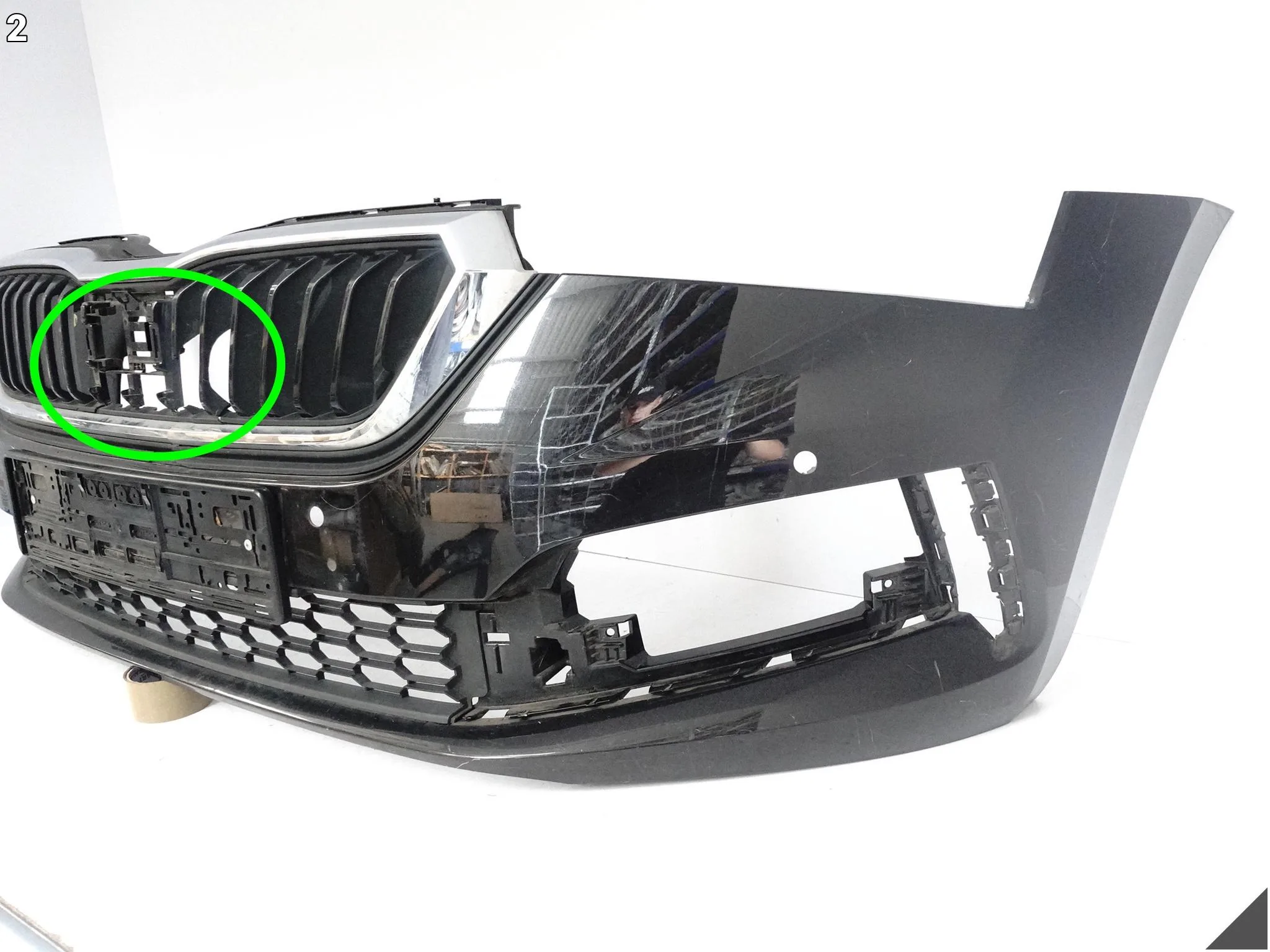 SKODA SCALA 657 19-23 ZDERZAK BUMPER KRATKA ATRAPA GRILL PRZÓD (4xPDC) SKODA SCALA 657 19-23 ZDERZAK BUMPER KRATKA ATRAPA GRILL PRZÓD (4xPDC) - obrazek 3