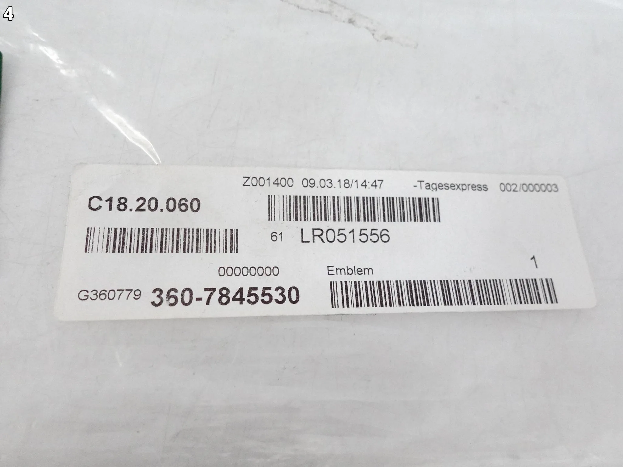 LAND ROVER DISCOVERY IV 4 L319 09-16 ZNACZEK EMBLEMAT MASKA NOWY ORYGINALNY LAND ROVER DISCOVERY IV 4 L319 09-16 ZNACZEK EMBLEMAT MASKA NOWY ORYGINALNY - obrazek 5