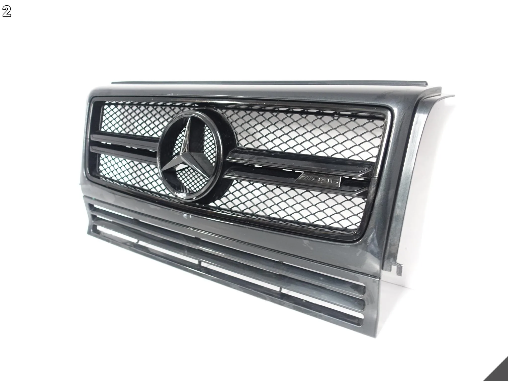 MERCEDES G-KLASA W463 G63 AMG LIFT MOPF 17-18 GRILL ATRAPA W ZDERZAK PRZÓD MERCEDES G-KLASA W463 G63 AMG LIFT MOPF 17-18 GRILL ATRAPA W ZDERZAK PRZÓD - obrazek 3