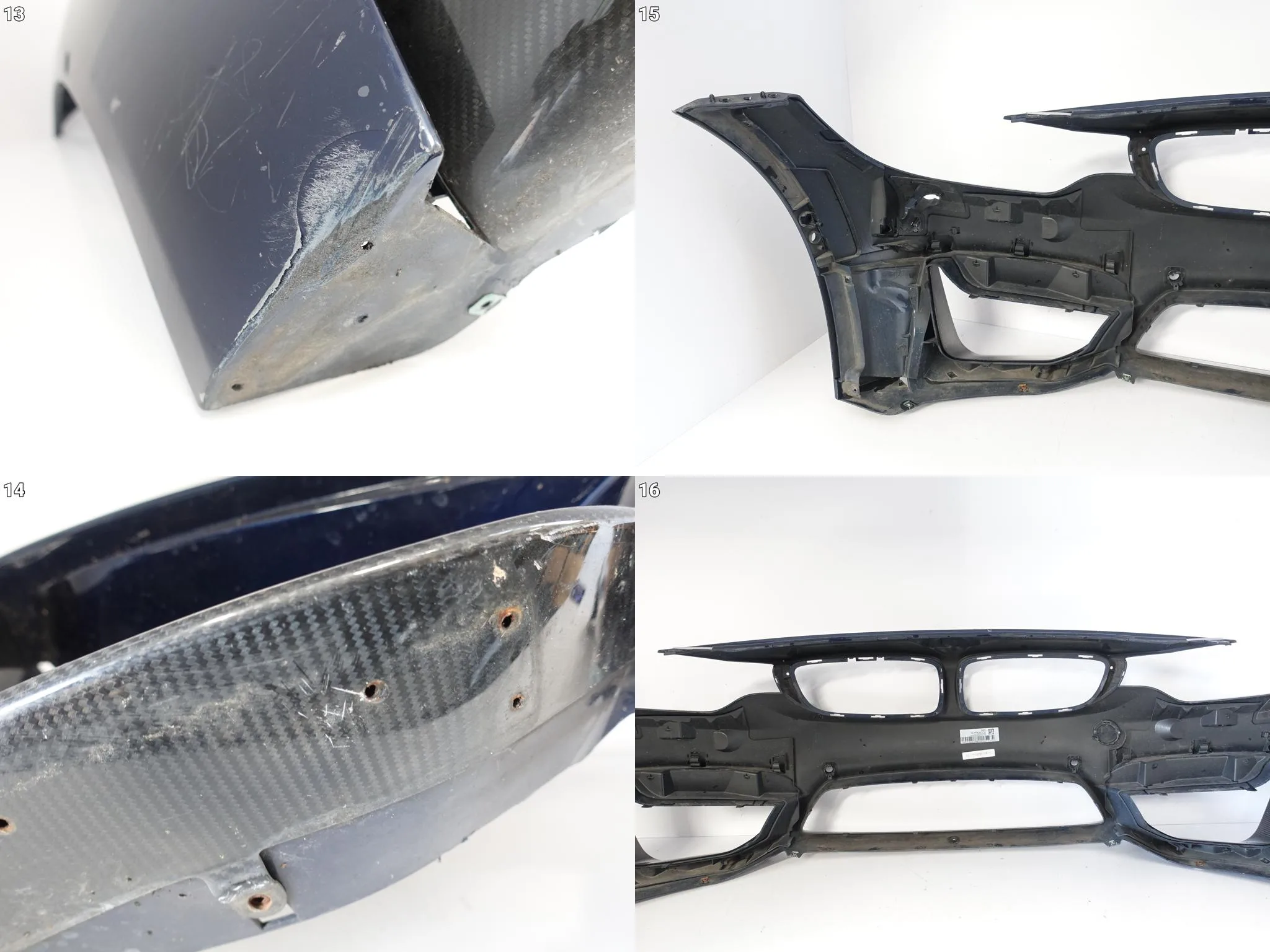 BMW M4 F82 F83 M3 F80 ZDERZAK + SPOILER CARBON PRZÓD (4xPDC/SPRYSKI/KAMERY) BMW M4 F82 F83 M3 F80 ZDERZAK + SPOILER CARBON PRZÓD (4xPDC/SPRYSKI/KAMERY) - obrazek 11