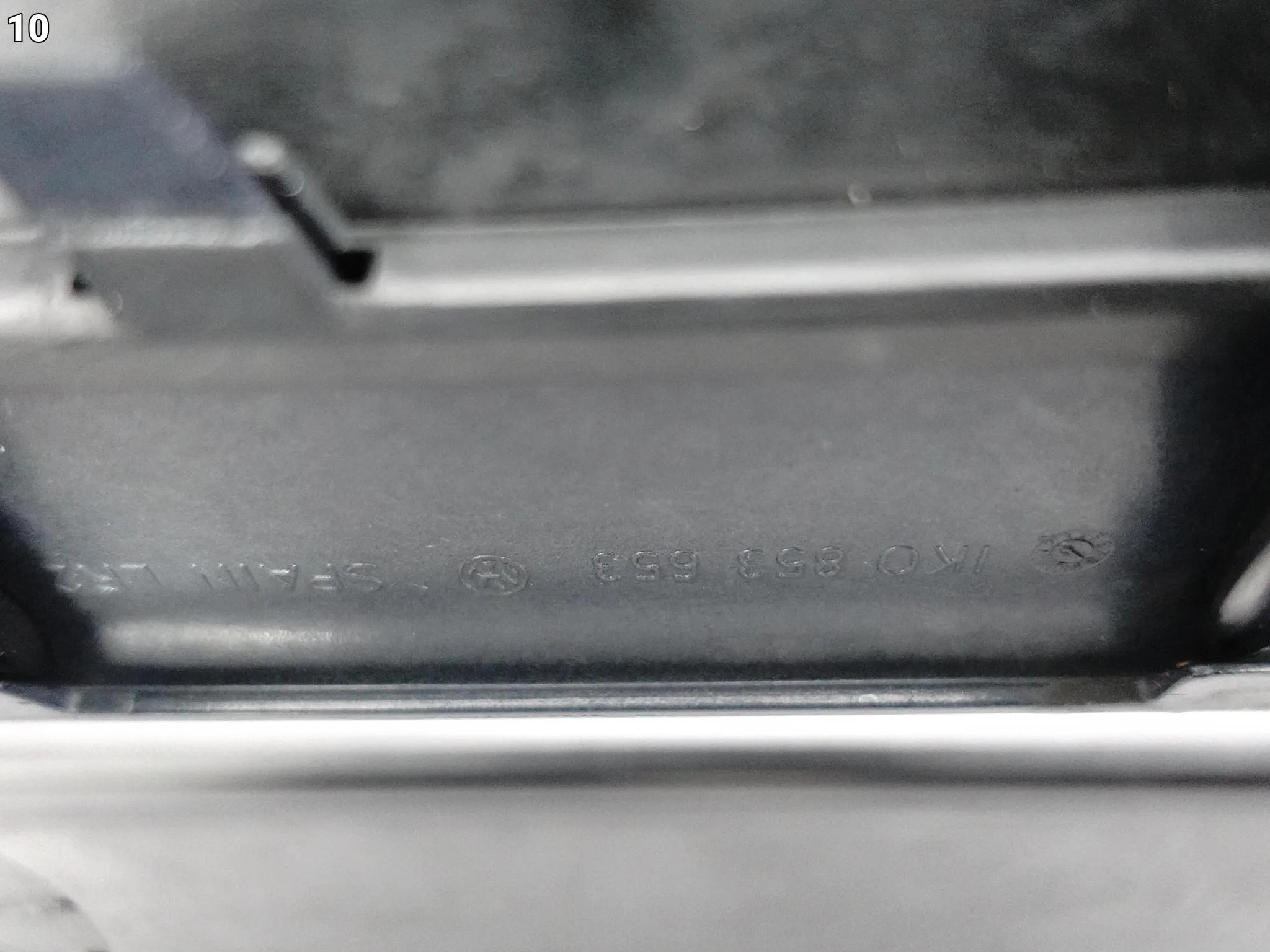 VW GOLF V 5 03-09 1K0 GRILL ATRAPA KRATKA CHROM W ZDERZAK PRZÓD VW GOLF V 5 03-09 1K0 GRILL ATRAPA KRATKA CHROM W ZDERZAK PRZÓD - obrazek 11