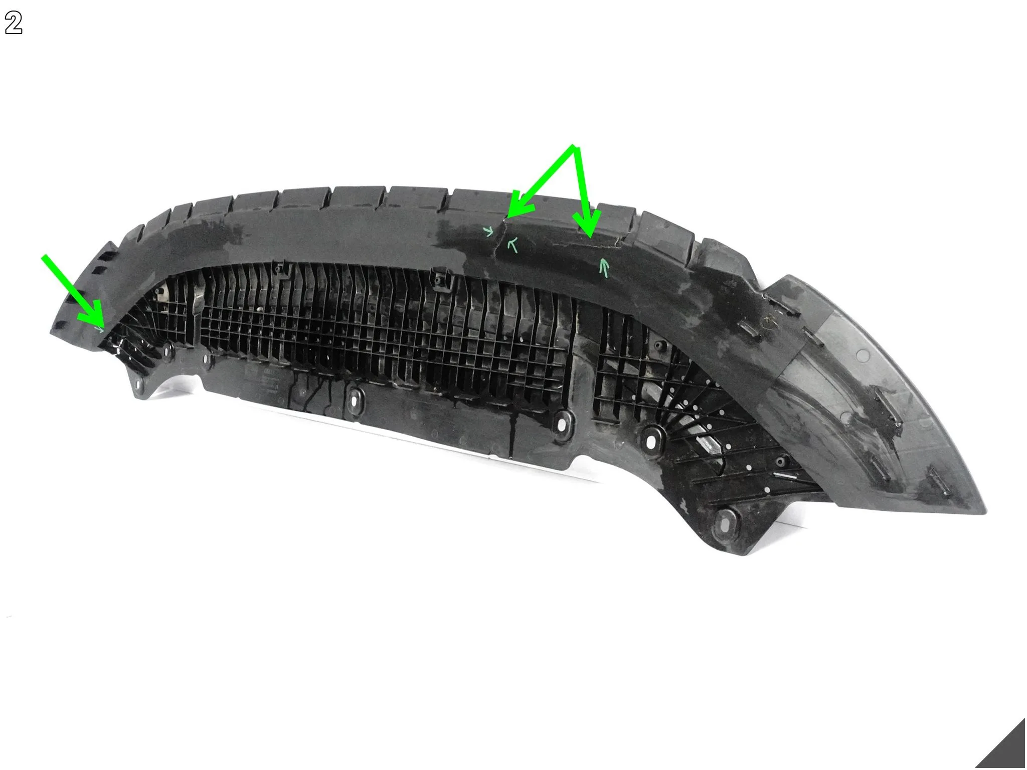 AUDI A6 C8 4K0 LIFT 18-25 OSŁONA PŁYTA PODŁOGA SPOILER POD ZDERZAK PRZÓD AUDI A6 C8 4K0 LIFT 18-25 OSŁONA PŁYTA PODŁOGA SPOILER POD ZDERZAK PRZÓD - obrazek 3