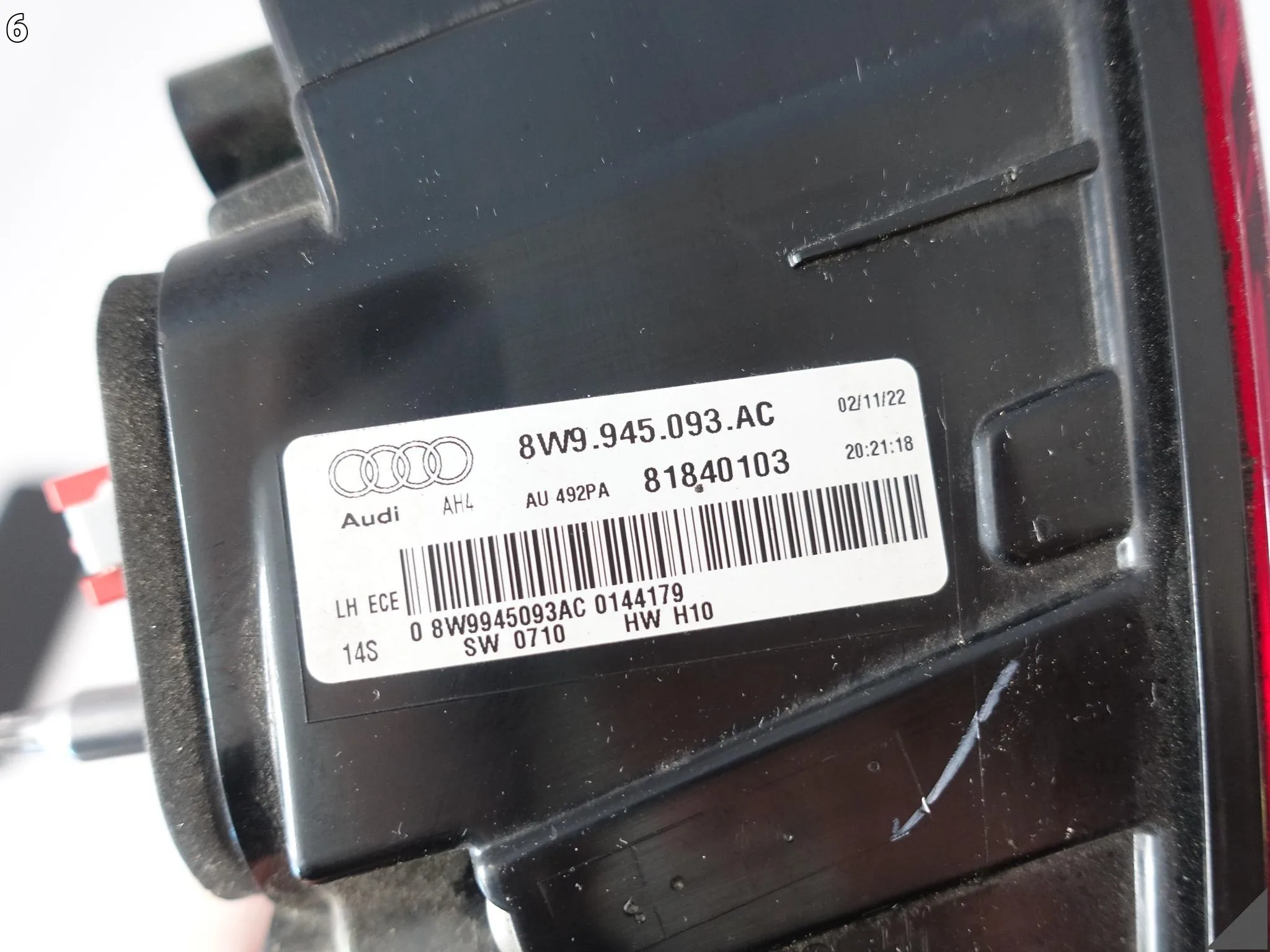AUDI A4 S4 RS4 B9 8W9 AVANT KOMBI LIFT 19-24 LAMPA LED MATRIX LEWA TYŁ EU AUDI A4 S4 RS4 B9 8W9 AVANT KOMBI LIFT 19-24 LAMPA LED MATRIX LEWA TYŁ EU - obrazek 7