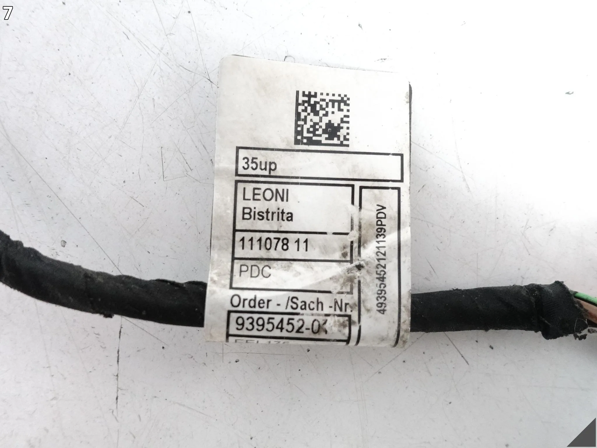 BMW 5 G30 G31 17-20 INSTALACJA WIĄZKA PRZEWÓD PDC W ZDERZAK PRZÓD 9395452 BMW 5 G30 G31 17-20 INSTALACJA WIĄZKA PRZEWÓD PDC W ZDERZAK PRZÓD 9395452 - obrazek 8