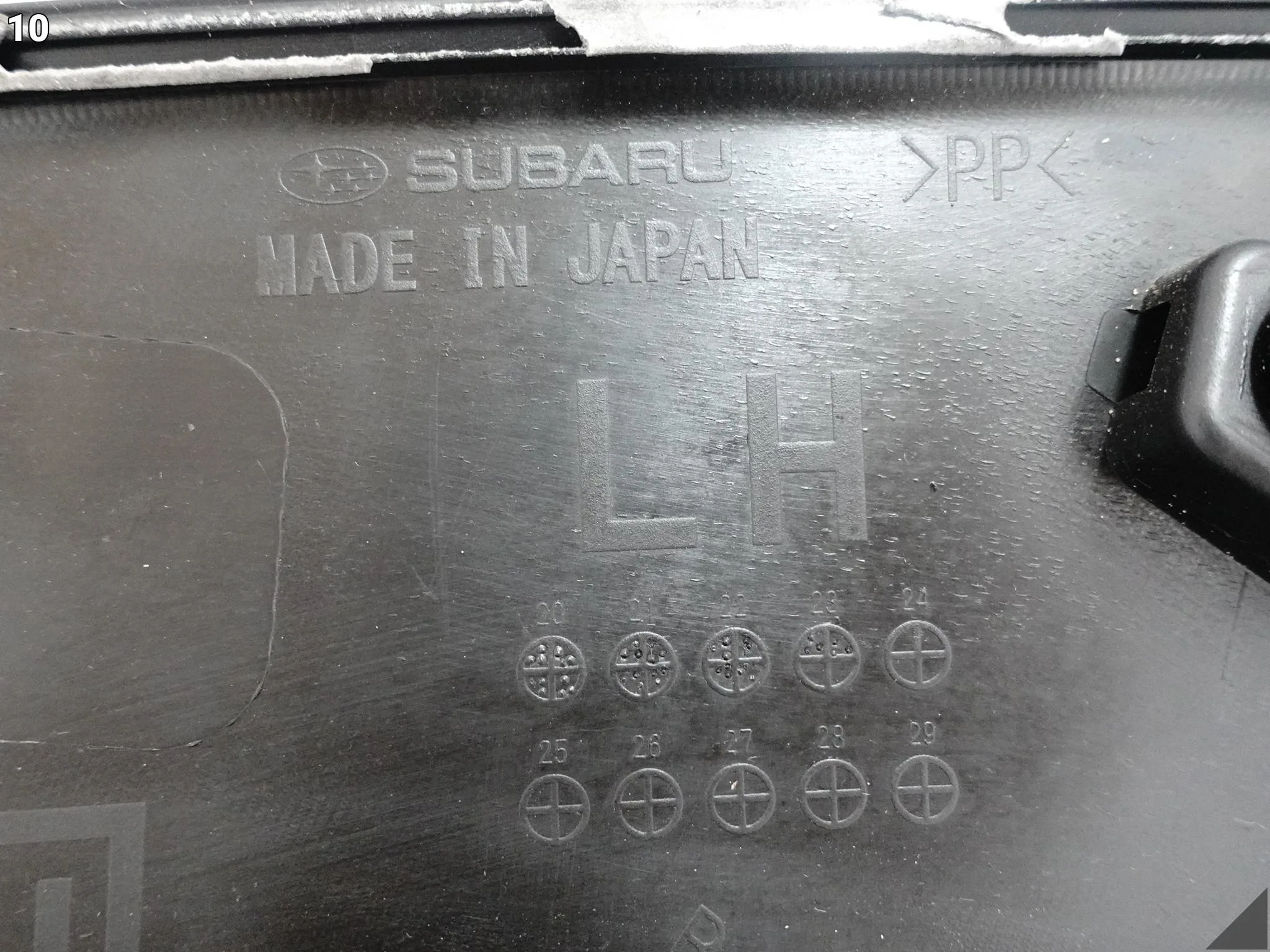 SUBARU OUTBACK VI 6 20-25 LISTWA NAKŁADKA NA BŁOTNIK LEWY PRZÓD 91112AN160 SUBARU OUTBACK VI 6 20-25 LISTWA NAKŁADKA NA BŁOTNIK LEWY PRZÓD 91112AN160 - obrazek 11