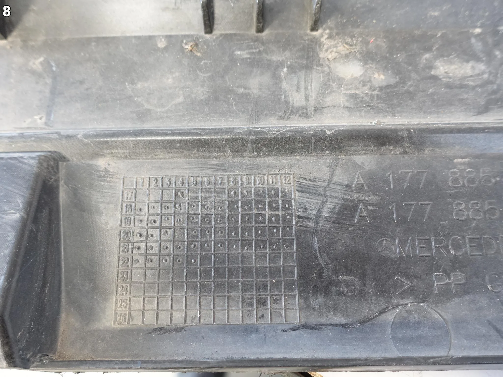 MERCEDES A-KLASA W177 V177 18-23 PŁYTA SPOILER OSŁONA POD ZDERZAK PRZÓD MERCEDES A-KLASA W177 V177 18-23 PŁYTA SPOILER OSŁONA POD ZDERZAK PRZÓD - obrazek 9