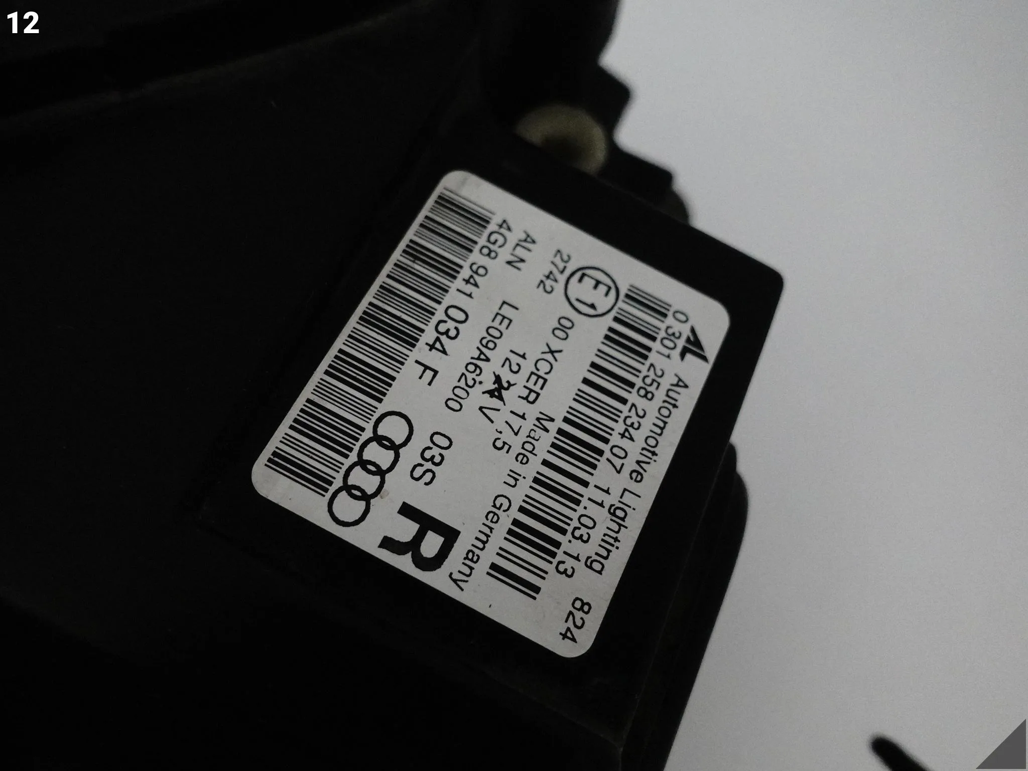 AUDI S7 RS7 4G8 C7 13-15 LAMPA PRAWA PRZÓD FULL LED KOMPLETNA CIEMNA EUROPA AUDI S7 RS7 4G8 C7 13-15 LAMPA PRAWA PRZÓD FULL LED KOMPLETNA CIEMNA EUROPA - obrazek 13