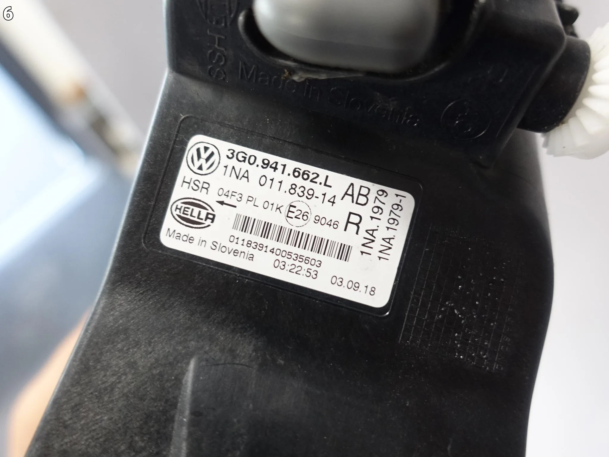 VW PASSAT B8 3G0 14-19 LAMPA HALOGEN PRAWY W ZDERZAK PRZÓD VW PASSAT B8 3G0 14-19 LAMPA HALOGEN PRAWY W ZDERZAK PRZÓD - obrazek 7
