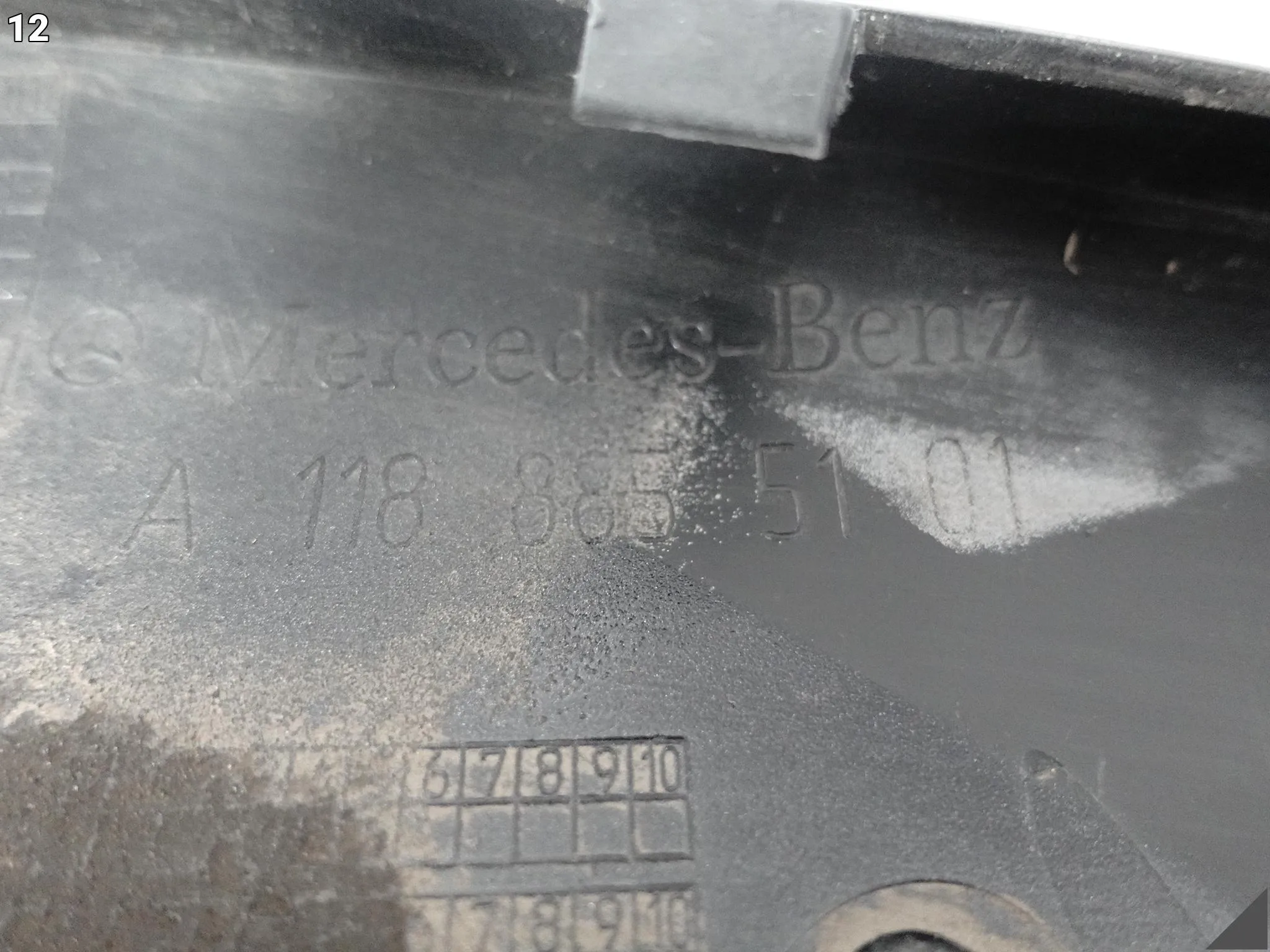 MERCEDES CLA C118 II 2 X118 AMG 19-22 ZDERZAK LISTWA SPOILER LEWA PRZÓD MERCEDES CLA C118 II 2 X118 AMG 19-22 ZDERZAK LISTWA SPOILER LEWA PRZÓD - obrazek 13
