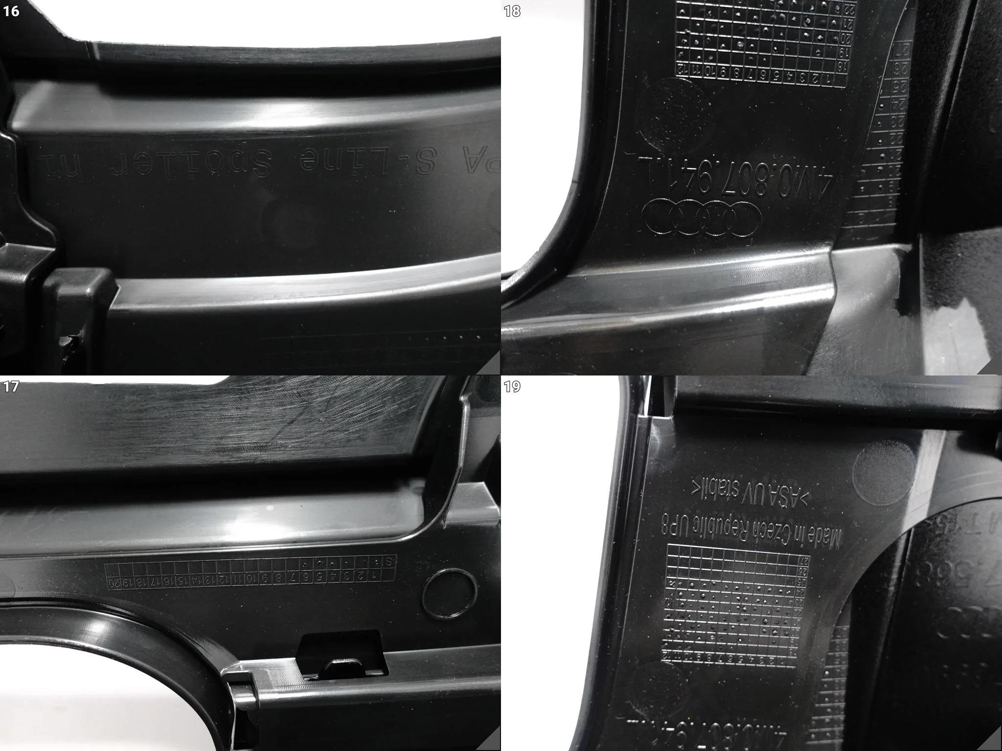 AUDI Q7 II 2 4M0 S-LINE LIFT 19- DYFUZOR SPOILER DOKŁADKA W ZDERZAK TYŁ AUDI Q7 II 2 4M0 S-LINE LIFT 19- DYFUZOR SPOILER DOKŁADKA W ZDERZAK TYŁ - obrazek 14