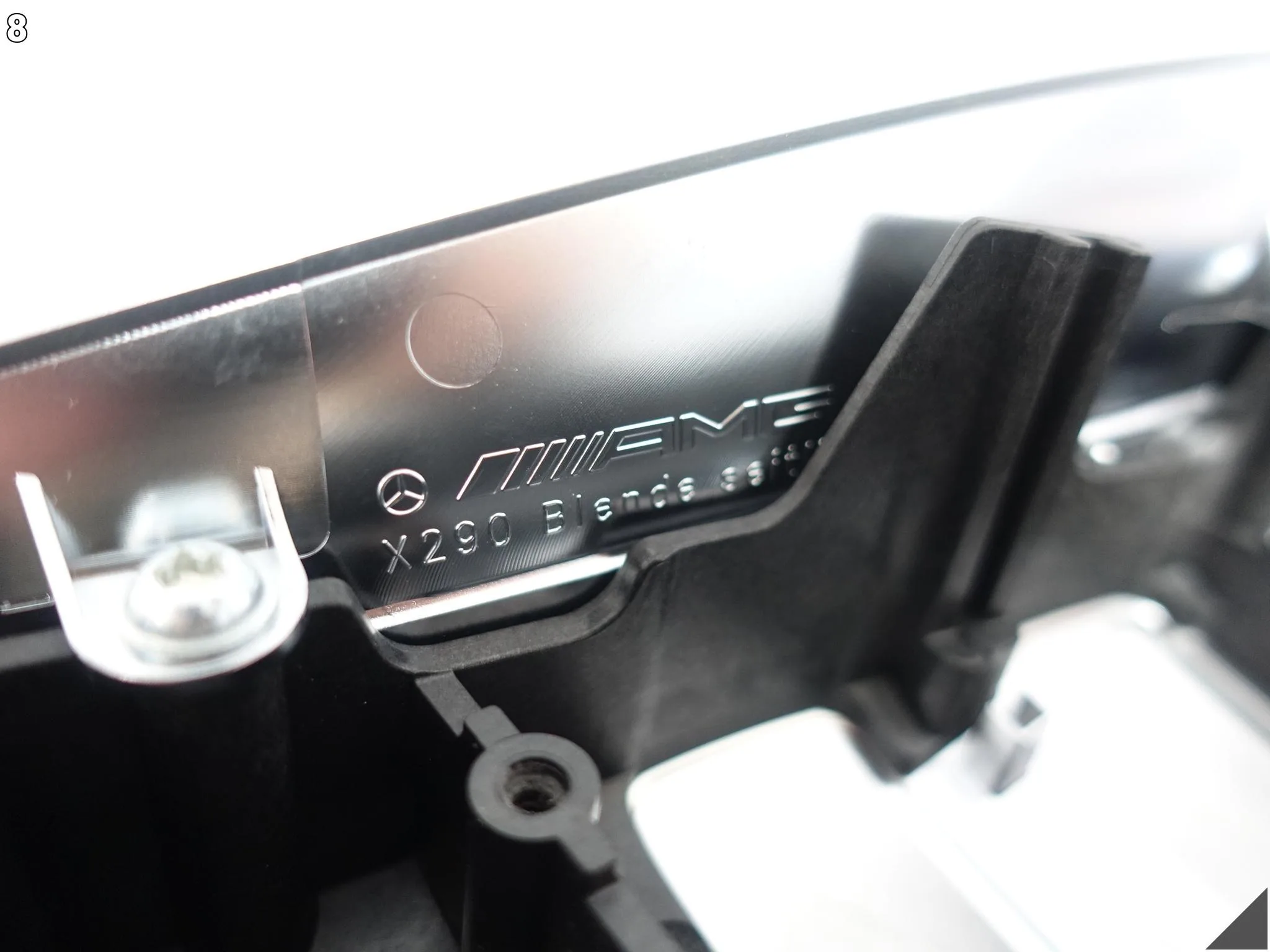 MERCEDES AMG GT X290 4-DOOR 19- DEKOR TUNEL ŚRODKOWY WYKOŃCZENIE OSŁONA MERCEDES AMG GT X290 4-DOOR 19- DEKOR TUNEL ŚRODKOWY WYKOŃCZENIE OSŁONA - obrazek 9