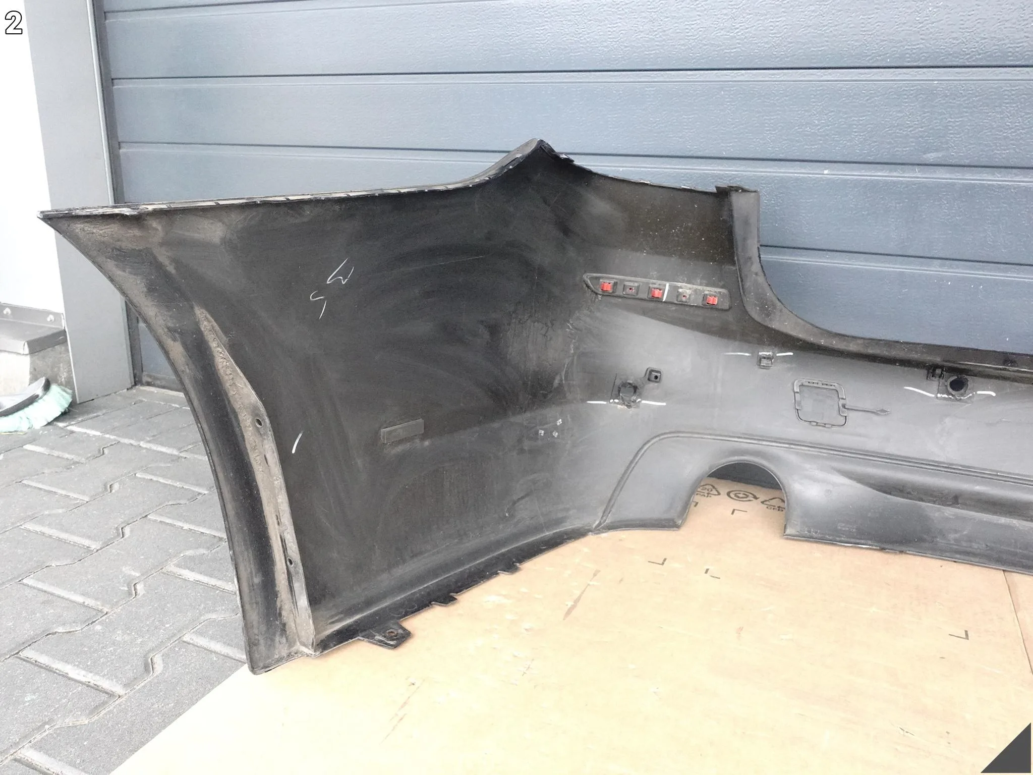 BMW 5 G31 TOURING KOMBI 17-20 ZDERZAK BUMPER TYŁ A89 IMPERIALBLAU 4xPDC BMW 5 G31 TOURING KOMBI 17-20 ZDERZAK BUMPER TYŁ A89 IMPERIALBLAU 4xPDC - obrazek 3