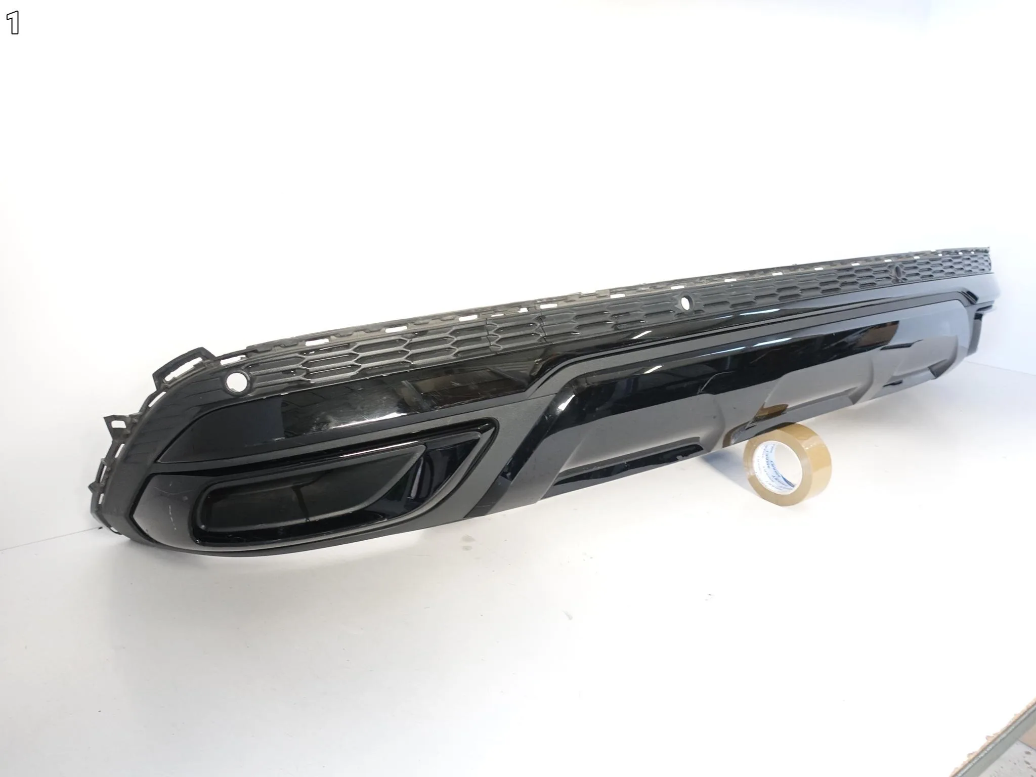 AUDI Q7 II 2 4M0 S-LINE LIFT 19-24 DYFUZOR SPOILER DOKŁADKA W ZDERZAK TYŁ AUDI Q7 II 2 4M0 S-LINE LIFT 19-24 DYFUZOR SPOILER DOKŁADKA W ZDERZAK TYŁ - obrazek 2