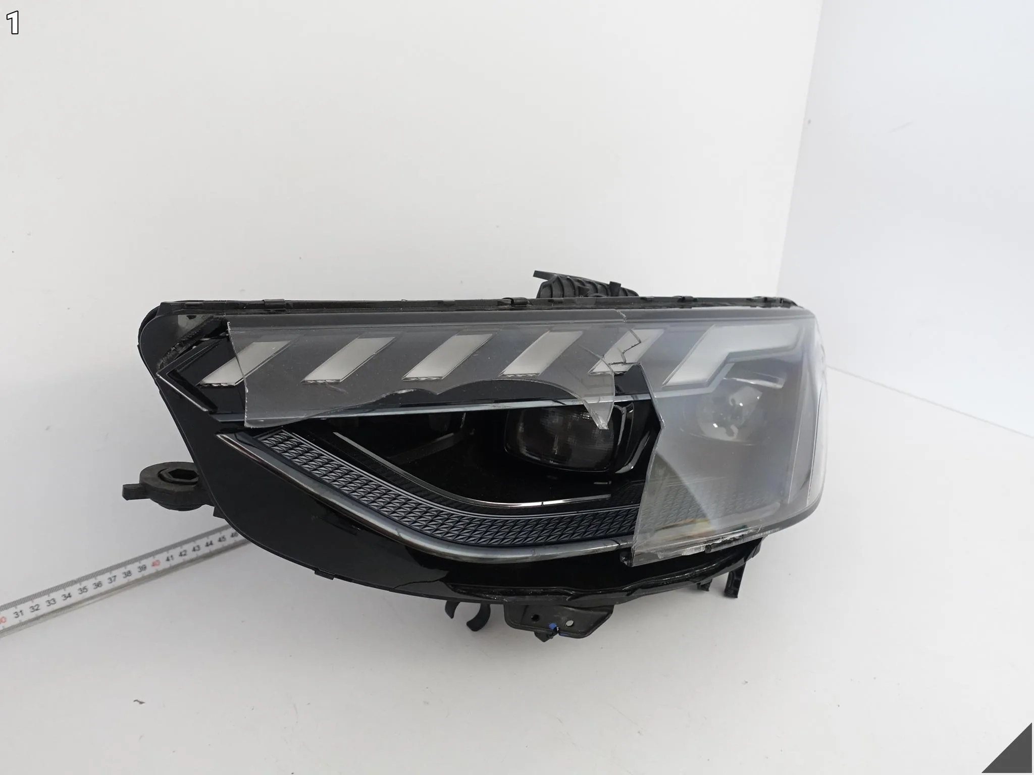 AUDI RS4 B9 8W0 LIFT 19-24 LAMPA MATRIX FULL LED LEWA PRZÓD CZARNA + MODUŁ AUDI RS4 B9 8W0 LIFT 19-24 LAMPA MATRIX FULL LED LEWA PRZÓD CZARNA + MODUŁ - obrazek 2