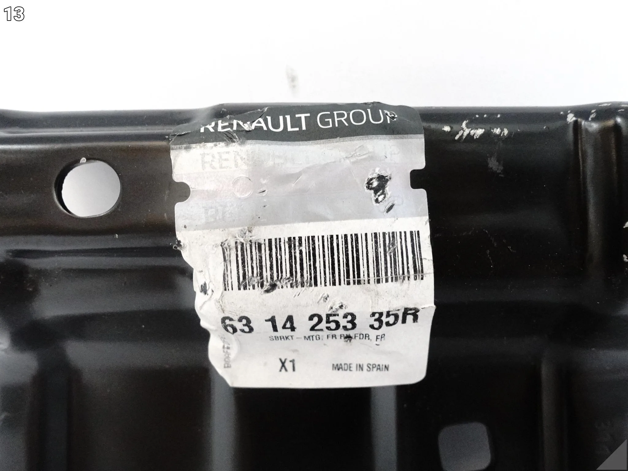 DACIA LOGAN III SANDERO III JOGGER ŚLIZG MOCOWANIE BŁOTNIKA PRAWY PRZÓD DACIA LOGAN III SANDERO III JOGGER ŚLIZG MOCOWANIE BŁOTNIKA PRAWY PRZÓD - obrazek 14