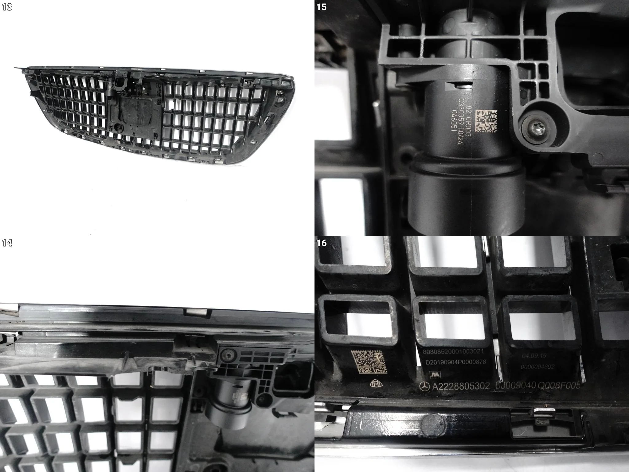 MERCEDES S-KLASA MAYBACH W222 X222 LIFT MOPF 17-20 GRILL ATRAPA POD RADAR MERCEDES S-KLASA MAYBACH W222 X222 LIFT MOPF 17-20 GRILL ATRAPA POD RADAR - obrazek 14