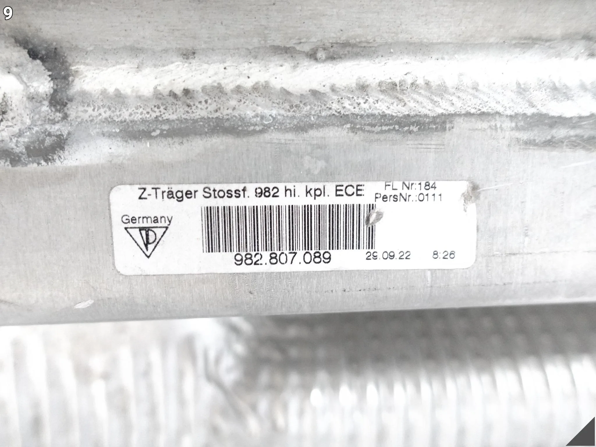 PORSCHE 718 CAYMAN 982C BOXSTER 982 16-25 BELKA ABSORBER OSŁONA TYŁ PORSCHE 718 CAYMAN 982C BOXSTER 982 16-25 BELKA ABSORBER OSŁONA TYŁ - obrazek 10