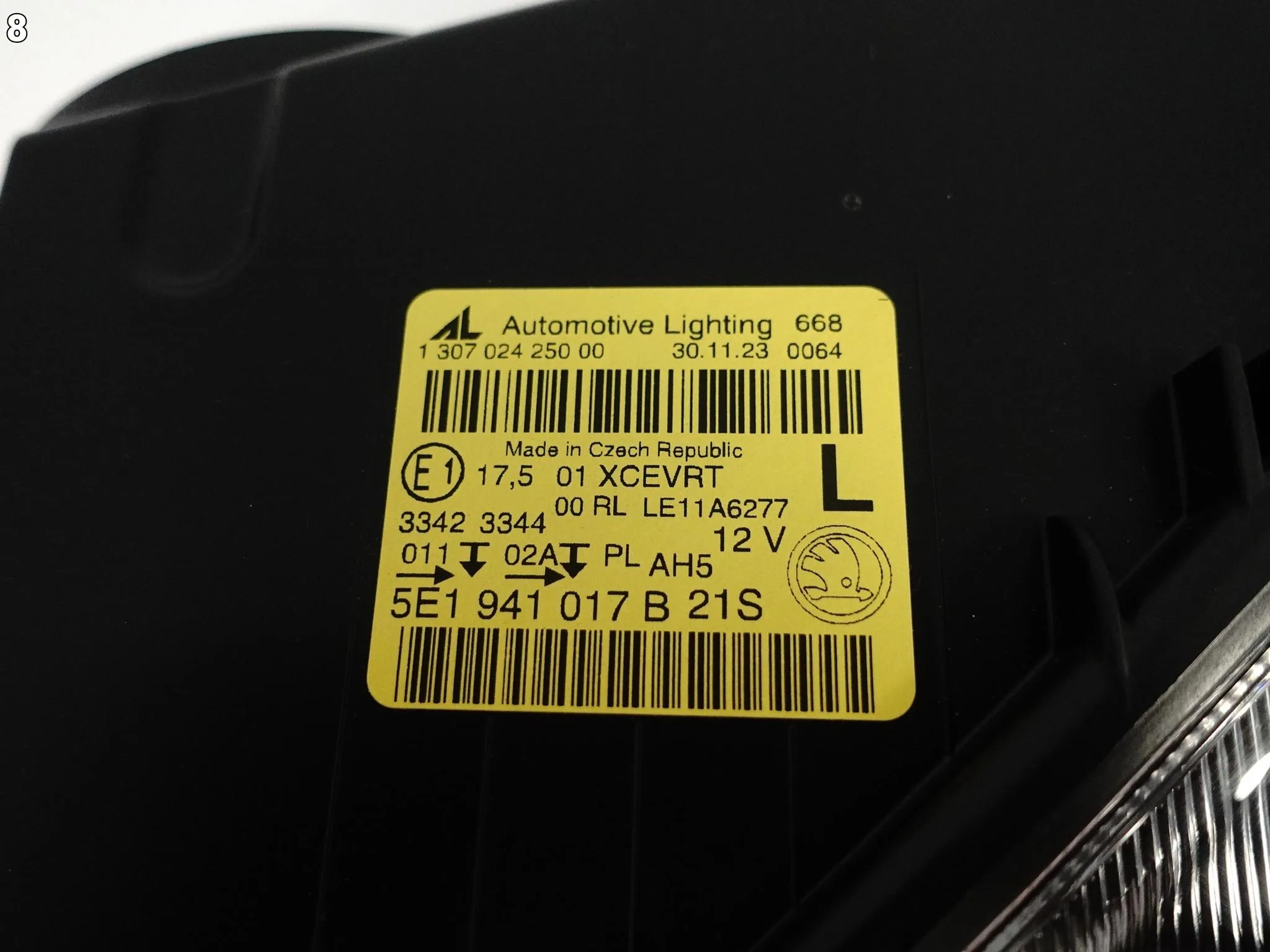 SKODA OCTAVIA III 3 5E1 12-16 LAMPA XENON + LED LEWA PRZÓD EUROPA NOWA ORG SKODA OCTAVIA III 3 5E1 12-16 LAMPA XENON + LED LEWA PRZÓD EUROPA NOWA ORG - obrazek 9