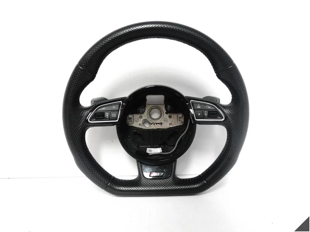 AUDI RS7 4G8 C7 13-15 KIEROWNICA WIELOFUNKCYJA SPORTOWA SKÓRA SZARA NIĆ NOQ AUDI RS7 4G8 C7 13-15 KIEROWNICA WIELOFUNKCYJA SPORTOWA SKÓRA SZARA NIĆ NOQ