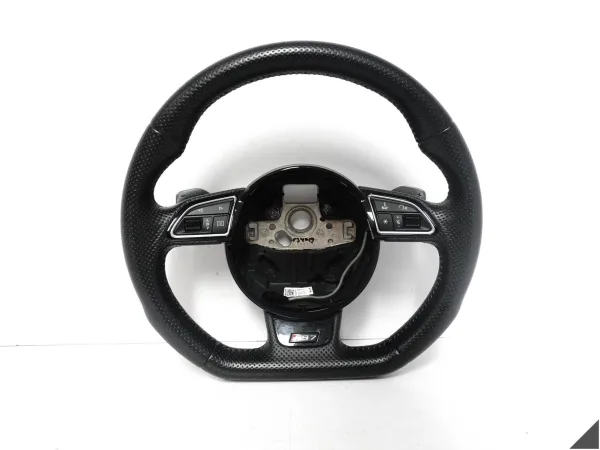AUDI RS7 4G8 C7 13-15 KIEROWNICA WIELOFUNKCYJA SPORTOWA SKÓRA SZARA NIĆ NOQ AUDI RS7 4G8 C7 13-15 KIEROWNICA WIELOFUNKCYJA SPORTOWA SKÓRA SZARA NIĆ NOQ
