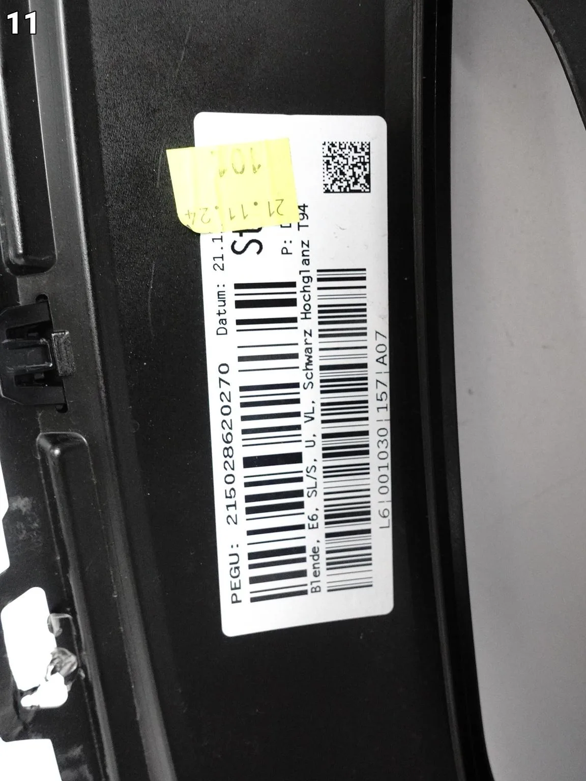 AUDI A6 S6 E-TRON 85E S-LINE 24- GRILL KRATKA BLENDA ATRAPA LEWA W ZDERZAK AUDI A6 S6 E-TRON 85E S-LINE 24- GRILL KRATKA BLENDA ATRAPA LEWA W ZDERZAK - obrazek 12