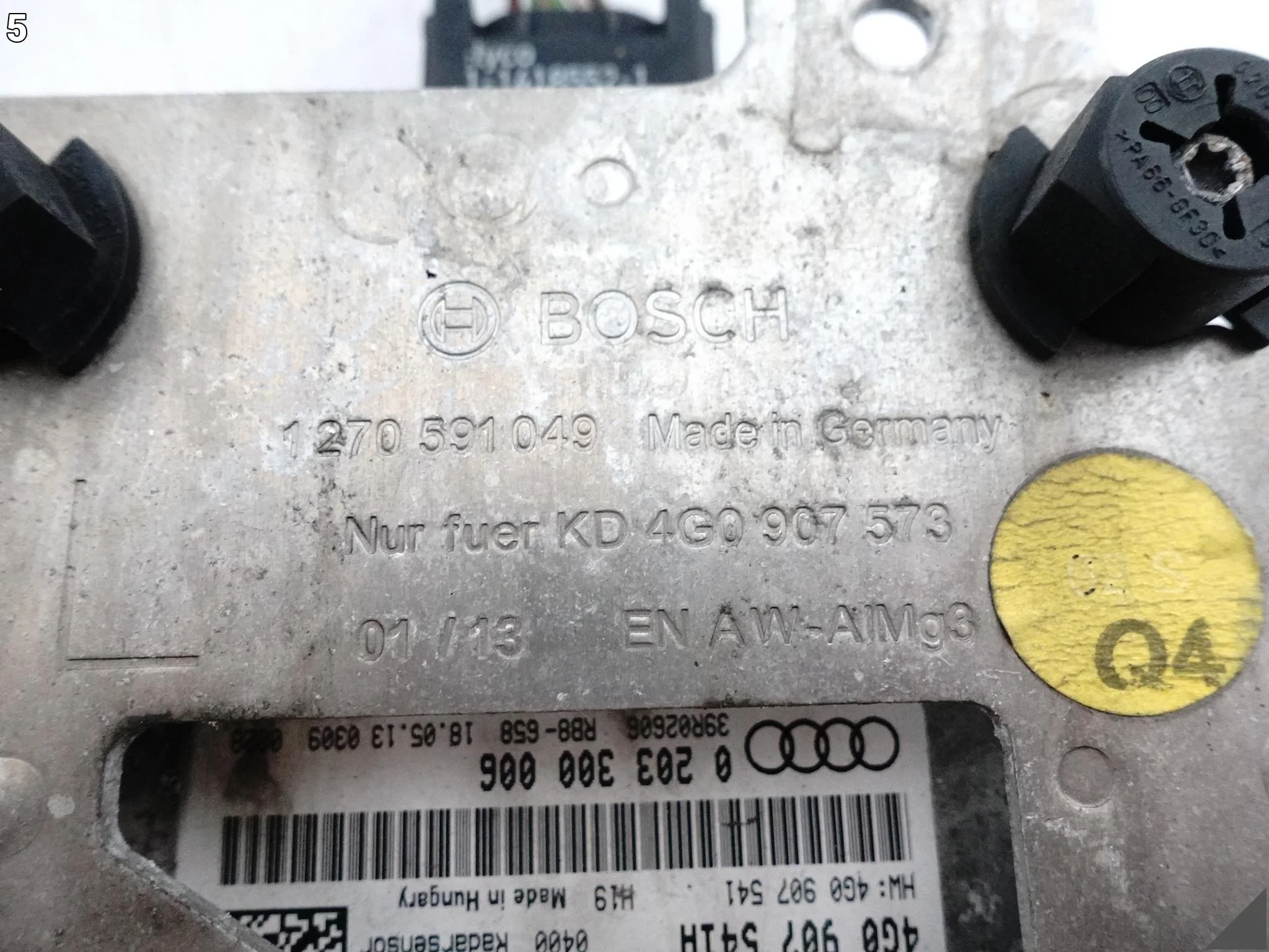 AUDI RS7 S7 A7 4G8 RS6 S6 4G0 C7 RADAR DISTRONIC ACC LEWY PRZÓD + UCHWYT AUDI RS7 S7 A7 4G8 RS6 S6 4G0 C7 RADAR DISTRONIC ACC LEWY PRZÓD + UCHWYT - obrazek 6