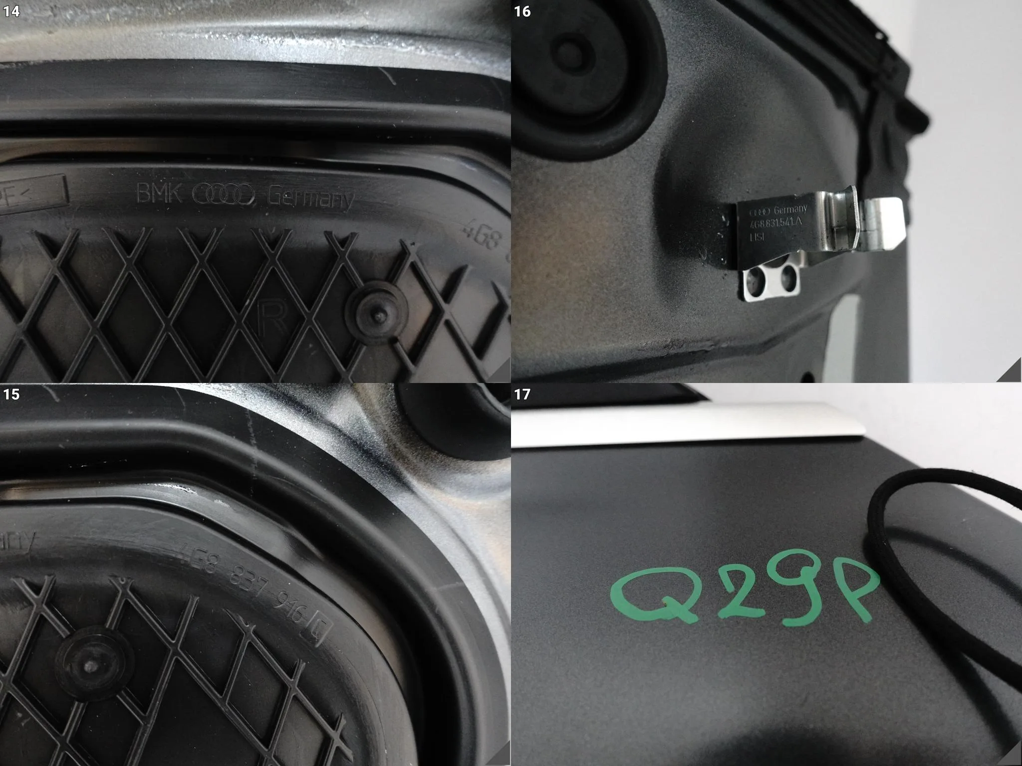 AUDI RS7 S7 A7 4G8 C7 10-18 LIFT DRZWI PRAWE PRZÓD DEMONTAŻ KOLOR I6 AUDI RS7 S7 A7 4G8 C7 10-18 LIFT DRZWI PRAWE PRZÓD DEMONTAŻ KOLOR I6 - obrazek 15