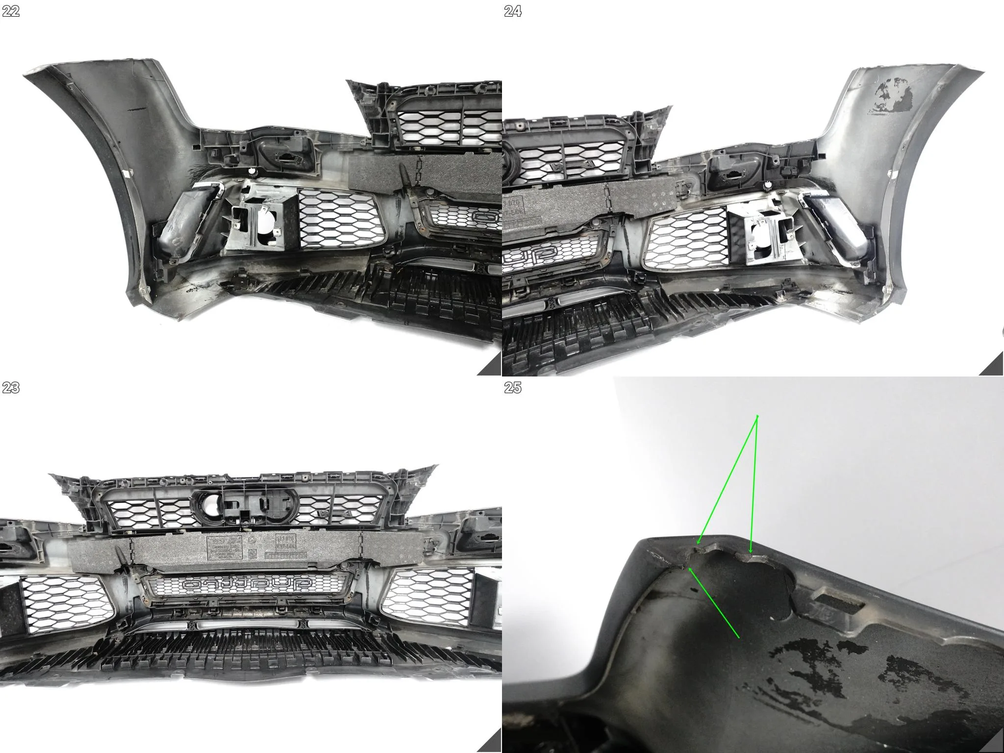 AUDI RS7 4G8 C7 SPORTBACK 13-15 ZDERZAK ATRAPA GRILL SPOILER KOMPLETNY I6 AUDI RS7 4G8 C7 SPORTBACK 13-15 ZDERZAK ATRAPA GRILL SPOILER KOMPLETNY I6 - obrazek 11