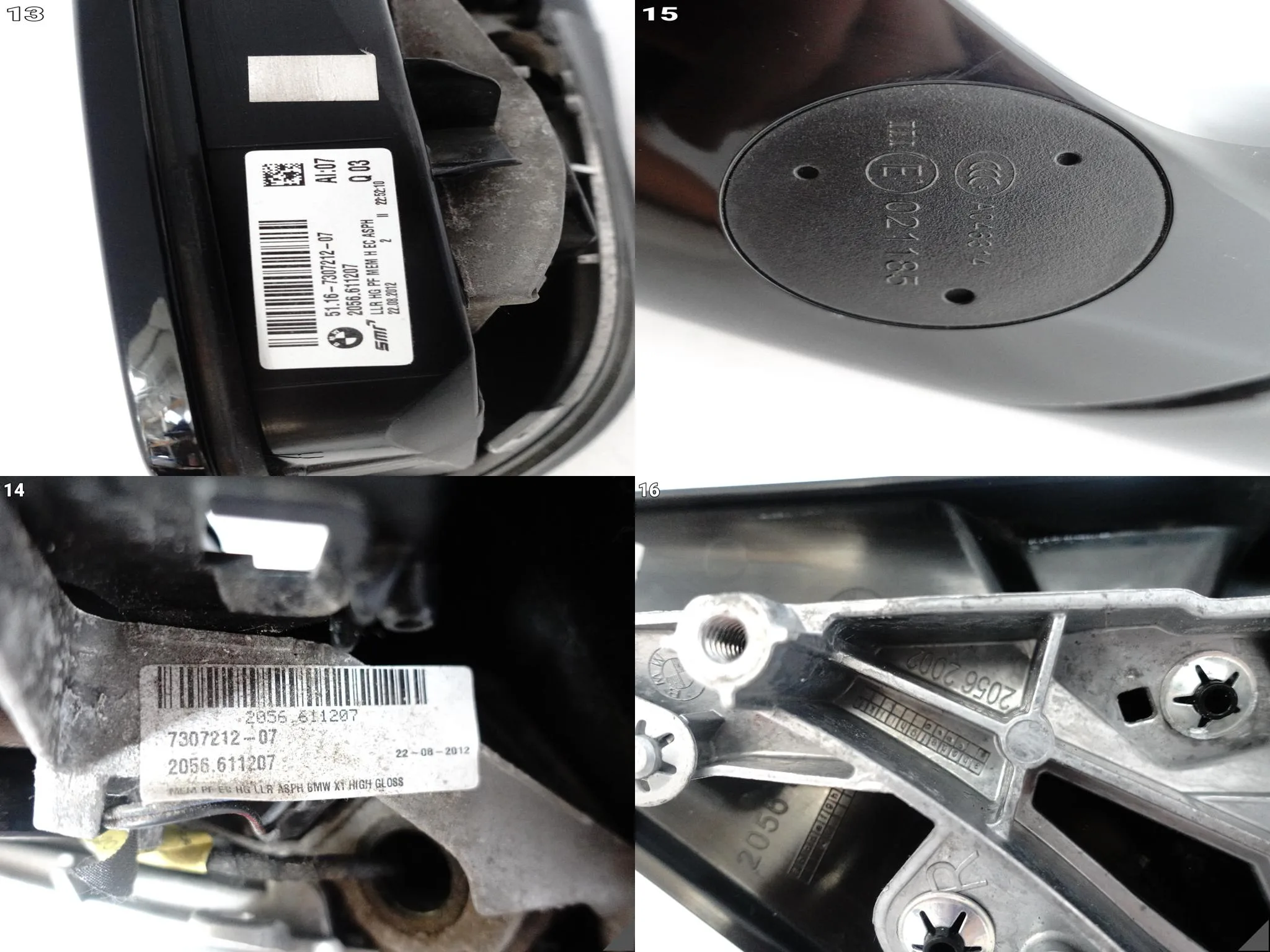 BMW X1 E84 M-PAKIET SHADOW LINE LCI LIFT 12-15 LUSTERKO STELAŻ PRAWE 5 PIN BMW X1 E84 M-PAKIET SHADOW LINE LCI LIFT 12-15 LUSTERKO STELAŻ PRAWE 5 PIN - obrazek 14