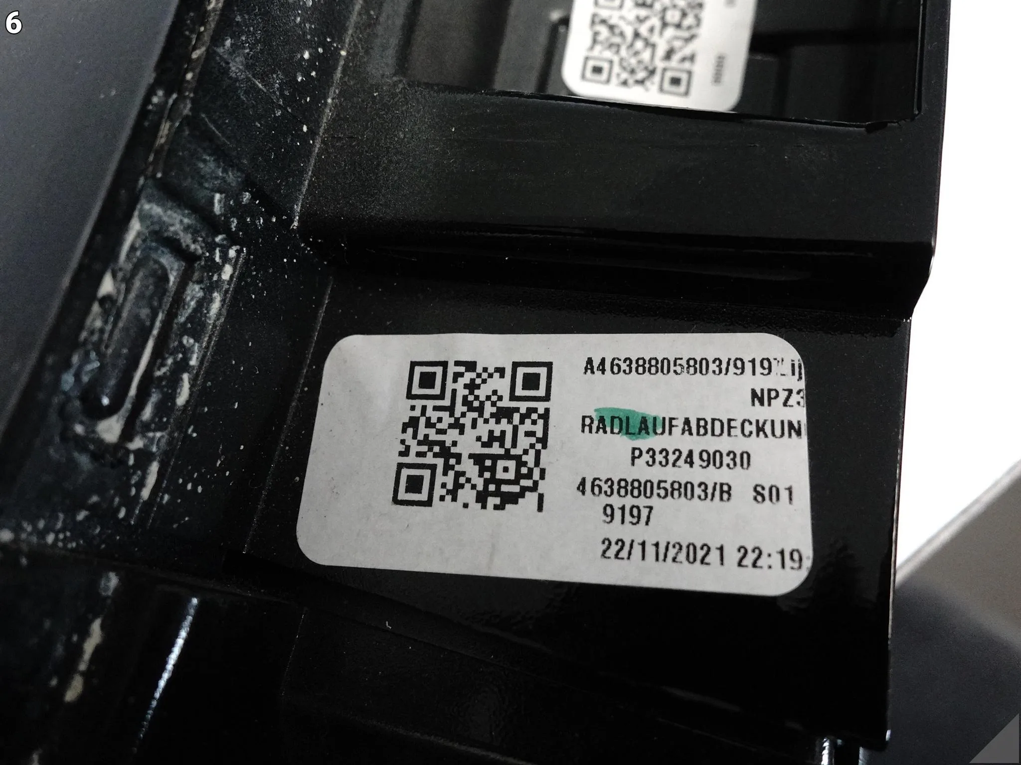 MERCEDES G-KLASA W463 G63 AMG 18- LISTWA NAKŁADKA NA BŁOTNIK PRAWA TYŁ MERCEDES G-KLASA W463 G63 AMG 18- LISTWA NAKŁADKA NA BŁOTNIK PRAWA TYŁ - obrazek 7