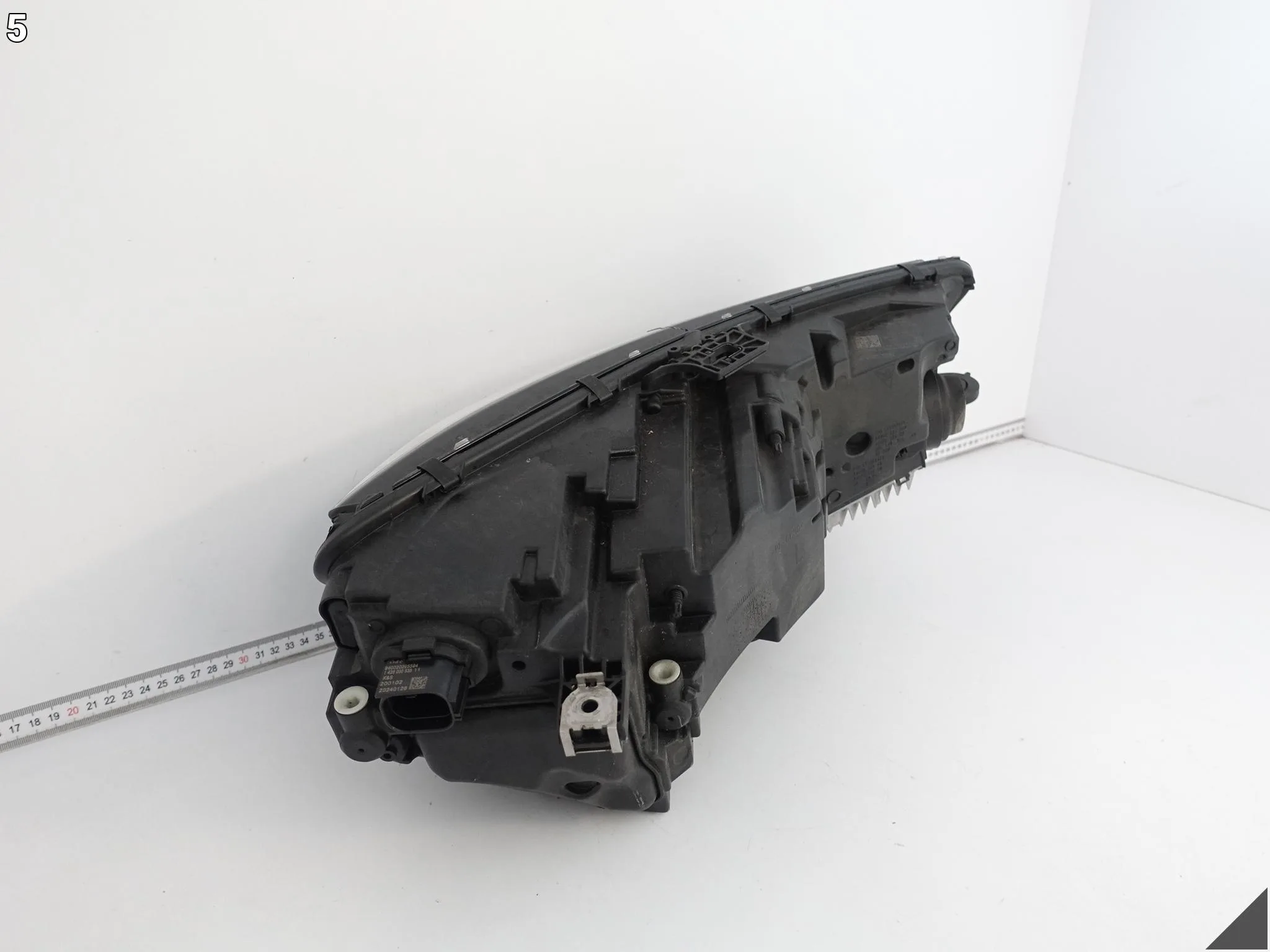 AUDI RS4 B9 8W0 LIFT 19-24 LAMPA MATRIX FULL LED LEWA PRZÓD CZARNA + MODUŁ AUDI RS4 B9 8W0 LIFT 19-24 LAMPA MATRIX FULL LED LEWA PRZÓD CZARNA + MODUŁ - obrazek 6