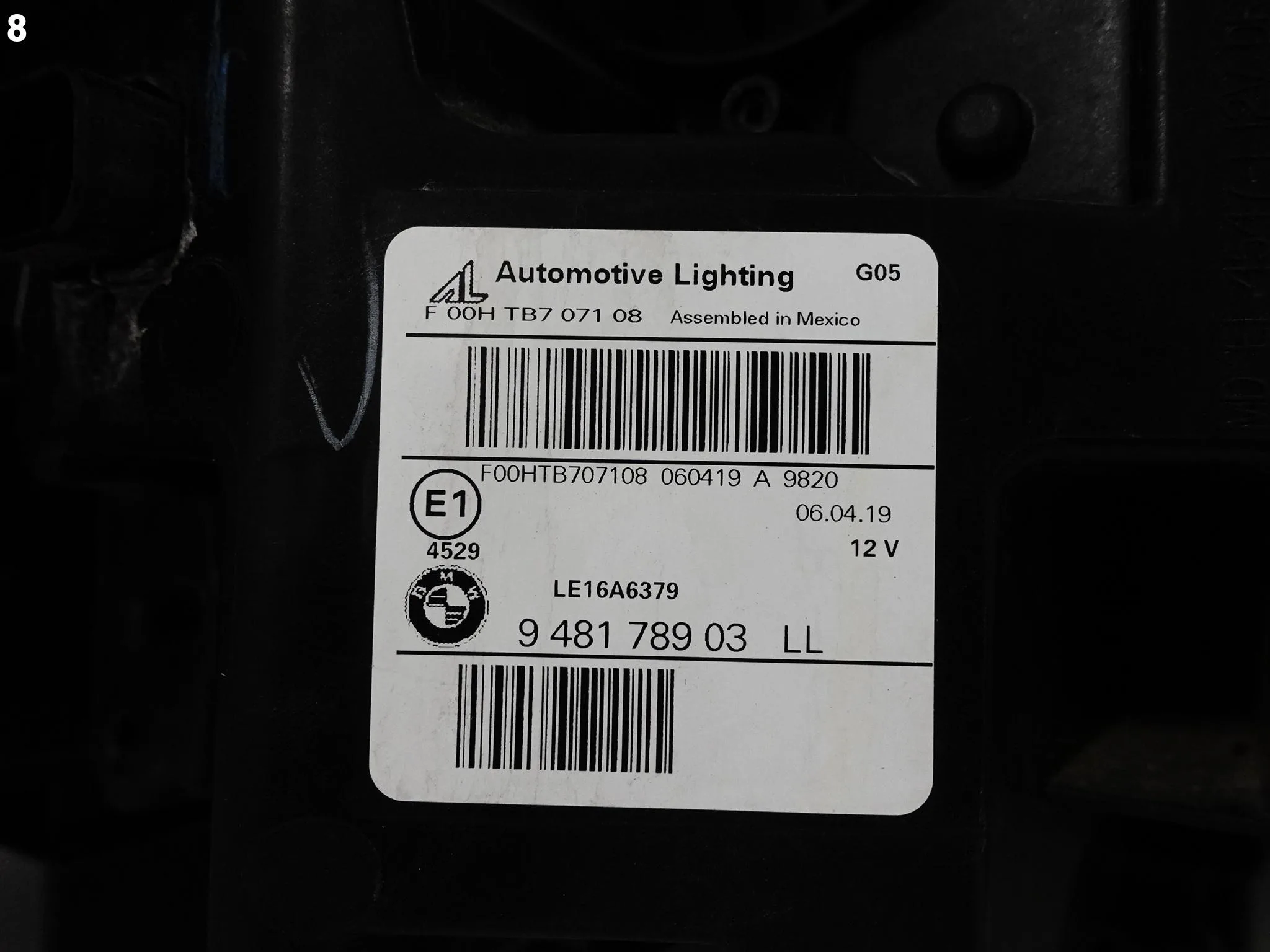 BMW X5 G05 F95 X6 G06 F96 18-23 LAMPA LASER LEWA PRZÓD EUROPA BMW X5 G05 F95 X6 G06 F96 18-23 LAMPA LASER LEWA PRZÓD EUROPA - obrazek 9