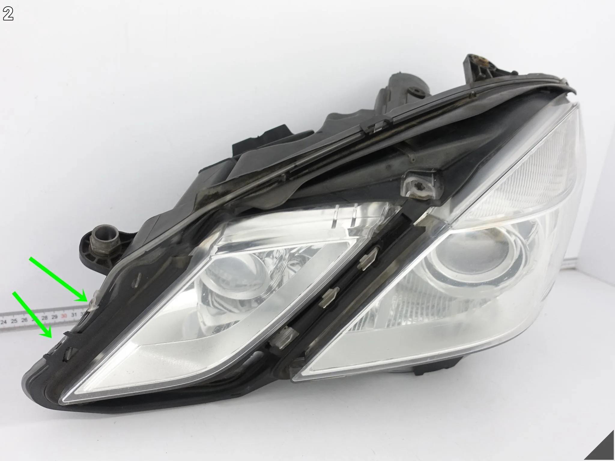 MERCEDES E-KLASA W212 S212 09-12 LAMPA XENON + LED SKRĘTNA LEWA PRZÓD EU MERCEDES E-KLASA W212 S212 09-12 LAMPA XENON + LED SKRĘTNA LEWA PRZÓD EU - obrazek 3