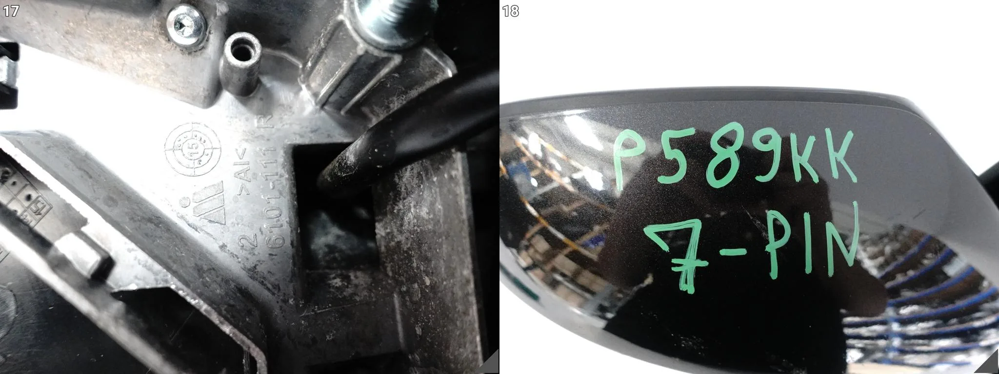 SUZUKI SWIFT V 5 MK7 10-17 LUSTERKO ZEWNĘTRZNE OBUDOWA STELAŻ PRAWE 7 PIN SUZUKI SWIFT V 5 MK7 10-17 LUSTERKO ZEWNĘTRZNE OBUDOWA STELAŻ PRAWE 7 PIN - obrazek 15