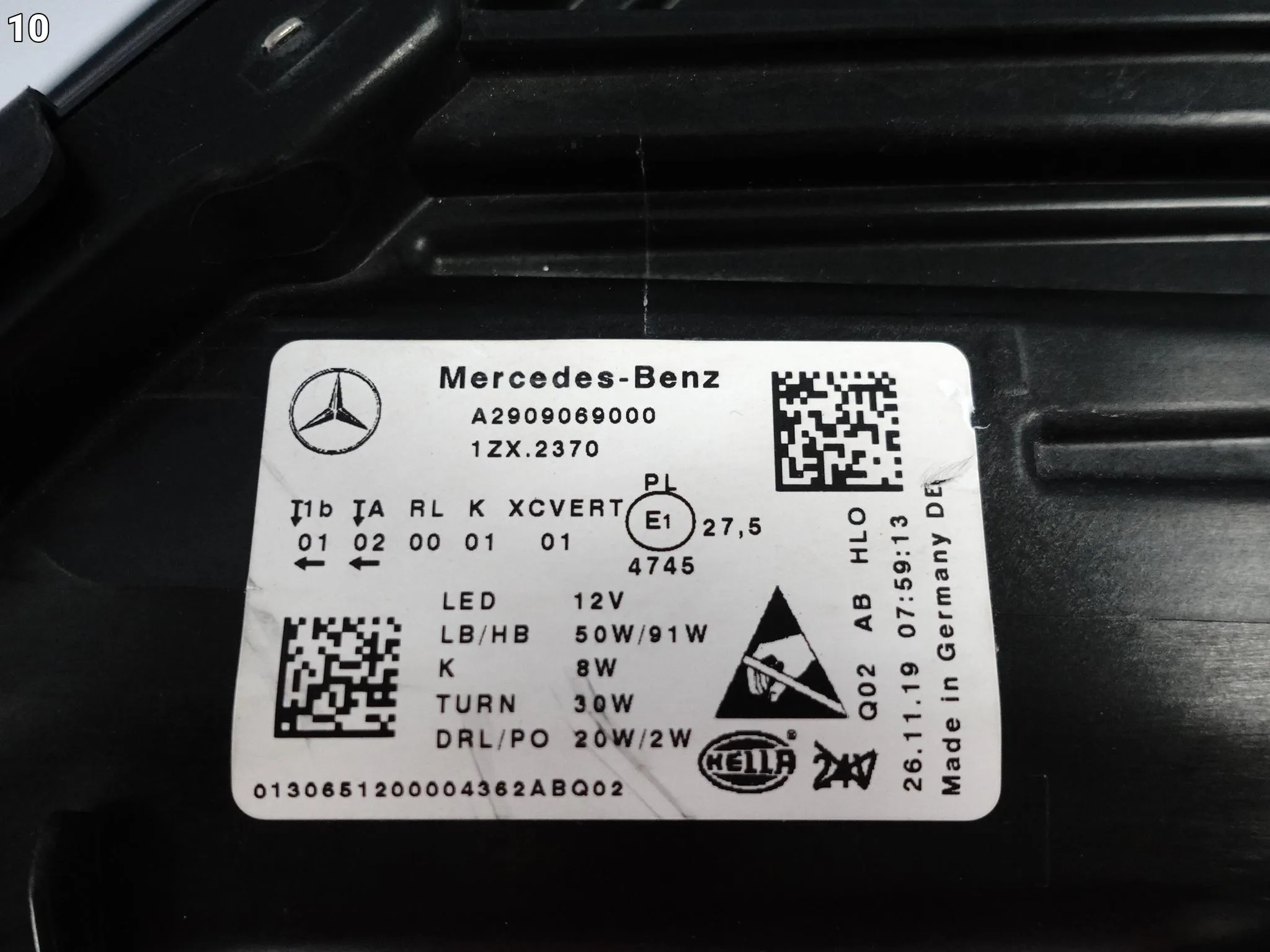 MERCEDES AMG GT X290 4-DOOR 18- FULL LED MULTIBEAM LAMPA PRAWA PRZÓD EUROPA MERCEDES AMG GT X290 4-DOOR 18- FULL LED MULTIBEAM LAMPA PRAWA PRZÓD EUROPA - obrazek 11
