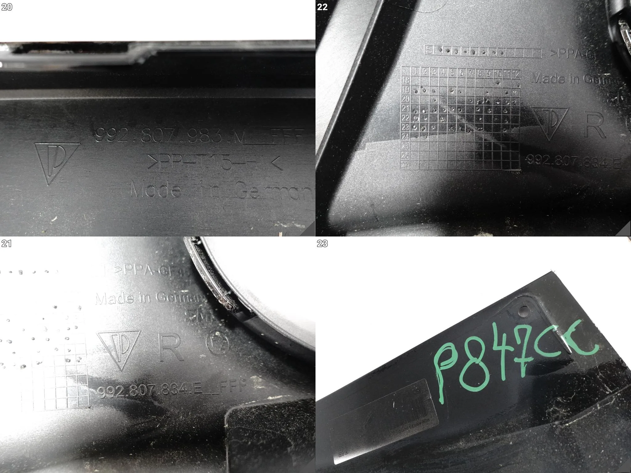 PORSCHE 911 992 TURBO S 20- ZDERZAK SPOILER DYFUZOR TYŁ + RAMKA WYDECHU L+R PORSCHE 911 992 TURBO S 20- ZDERZAK SPOILER DYFUZOR TYŁ + RAMKA WYDECHU L+R - obrazek 15