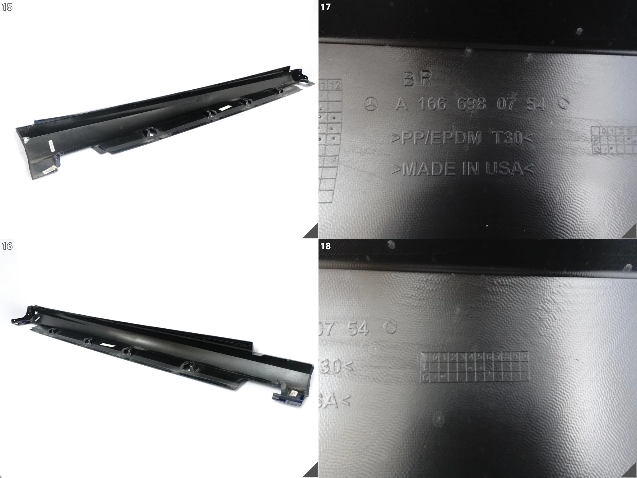 MERCEDES ML AMG W166 11-15 PRÓG LISTWA PROGOWA NAKŁADKA DOKŁADKA LEWA MERCEDES ML AMG W166 11-15 PRÓG LISTWA PROGOWA NAKŁADKA DOKŁADKA LEWA - obrazek 13