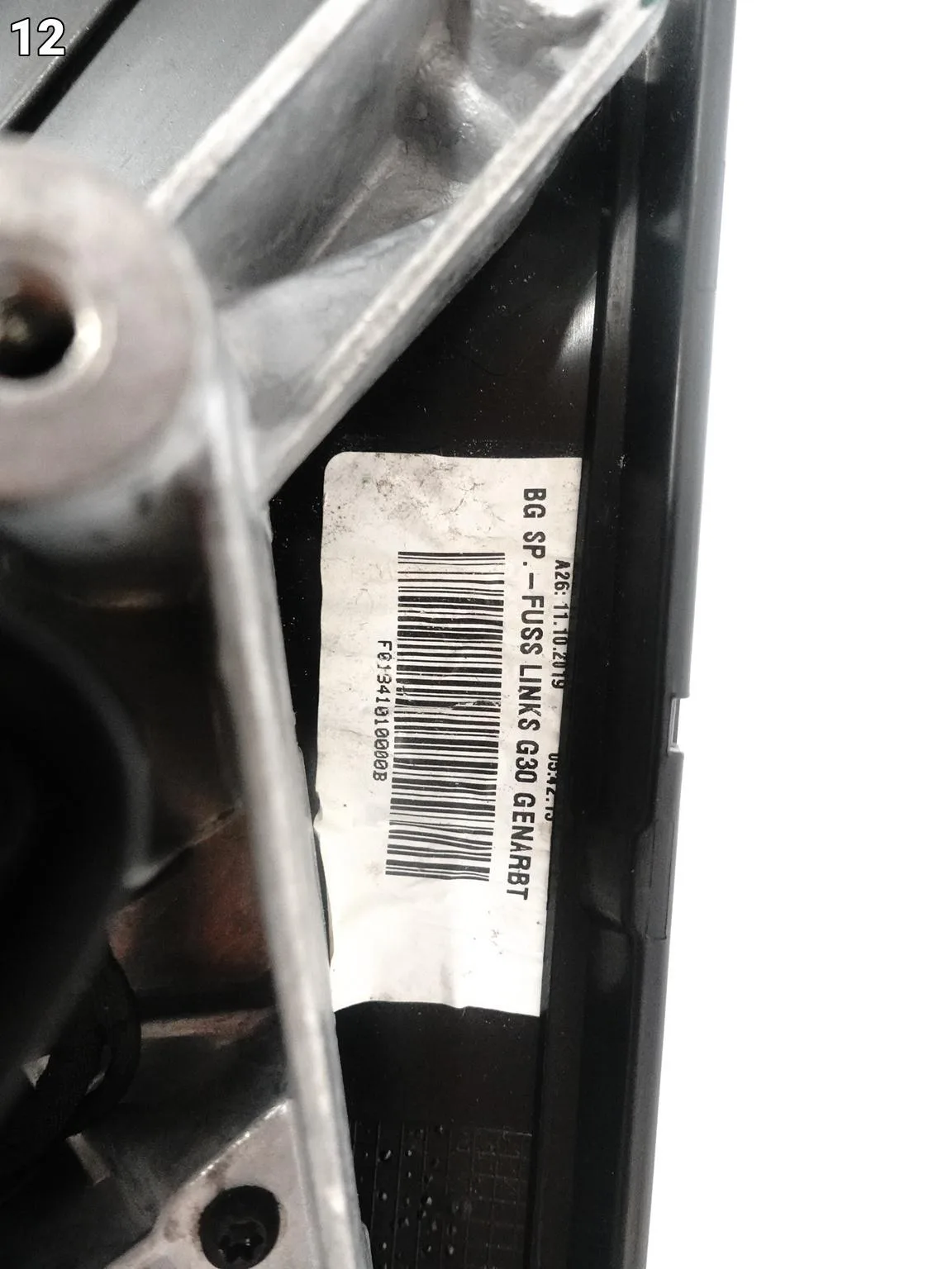 BMW 5 G30 G31 17-24 LUSTERKO OBUDOWA LEWE 5 PIN KOLOR A89 IMPERIALBLAU BMW 5 G30 G31 17-24 LUSTERKO OBUDOWA LEWE 5 PIN KOLOR A89 IMPERIALBLAU - obrazek 13