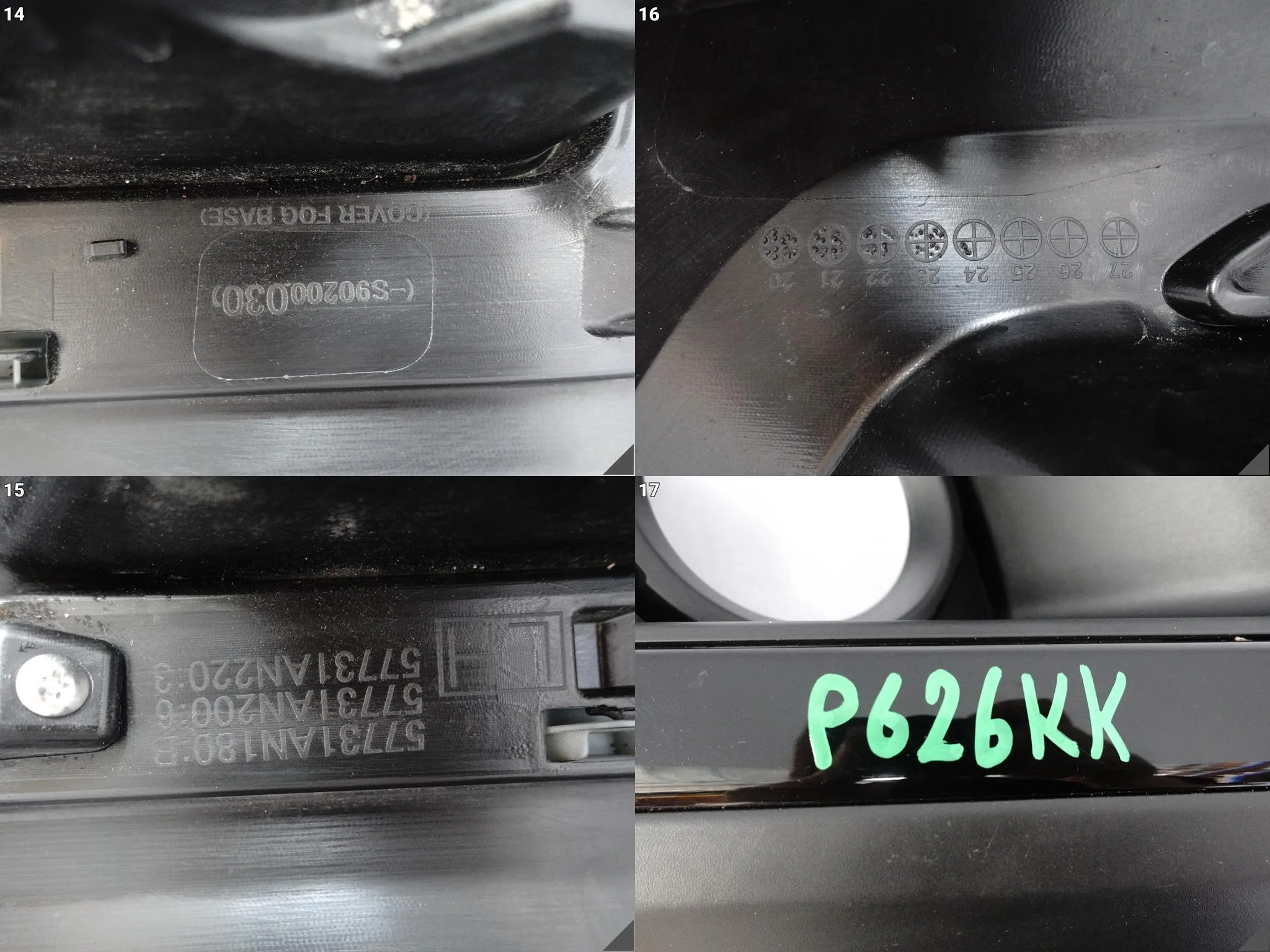 SUBARU OUTBACK 4 IV 20-25 KRATKA ATRAPA WLOT W ZDERZAK LEWA PRZÓD SUBARU OUTBACK 4 IV 20-25 KRATKA ATRAPA WLOT W ZDERZAK LEWA PRZÓD - obrazek 15