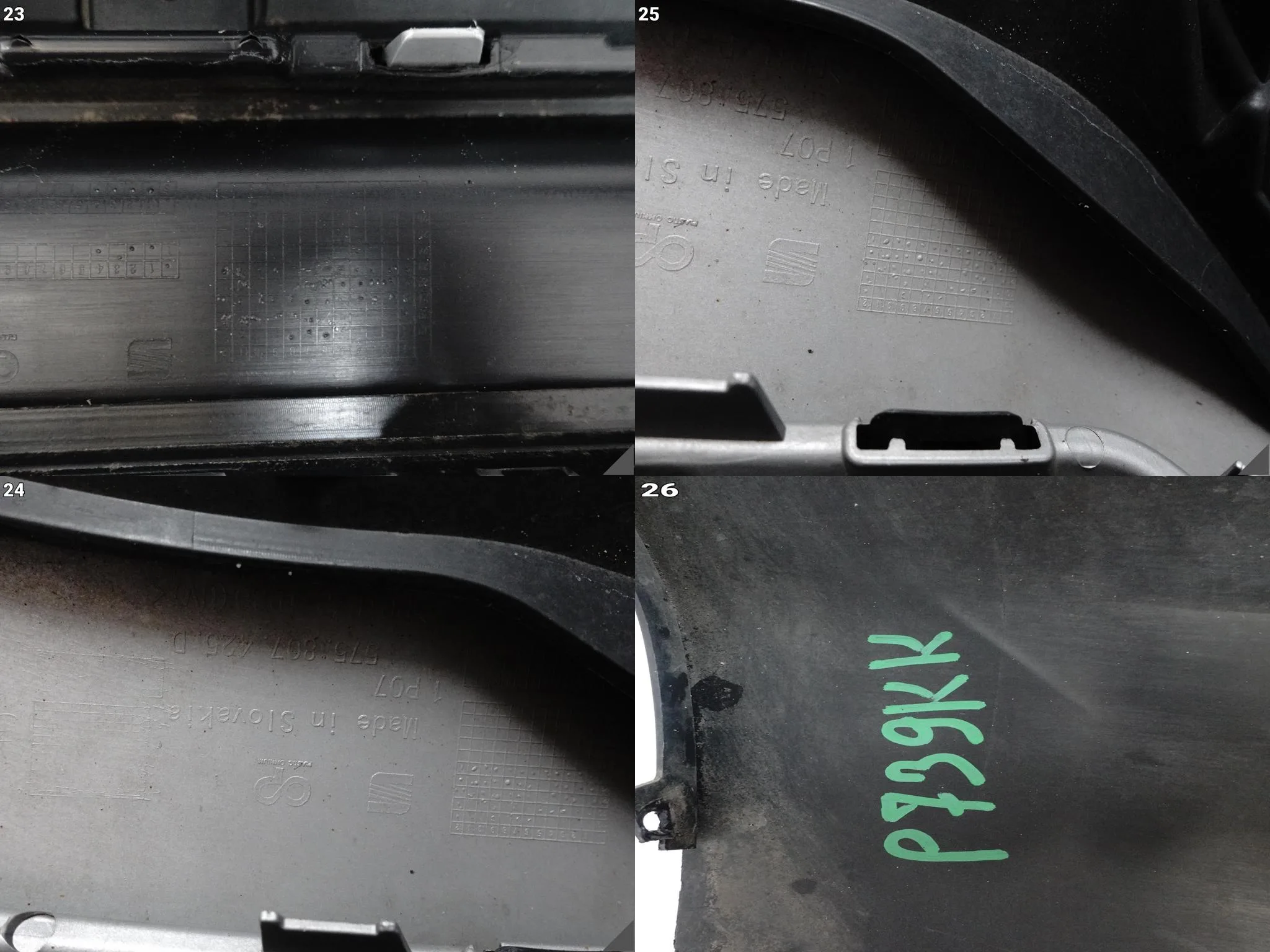 SEAT ATECA 575 LIFT 20- LISTWA SPOILER DYFUZOR DOKŁADKA ZDERZAKA TYŁ 4xPDC SEAT ATECA 575 LIFT 20- LISTWA SPOILER DYFUZOR DOKŁADKA ZDERZAKA TYŁ 4xPDC - obrazek 15