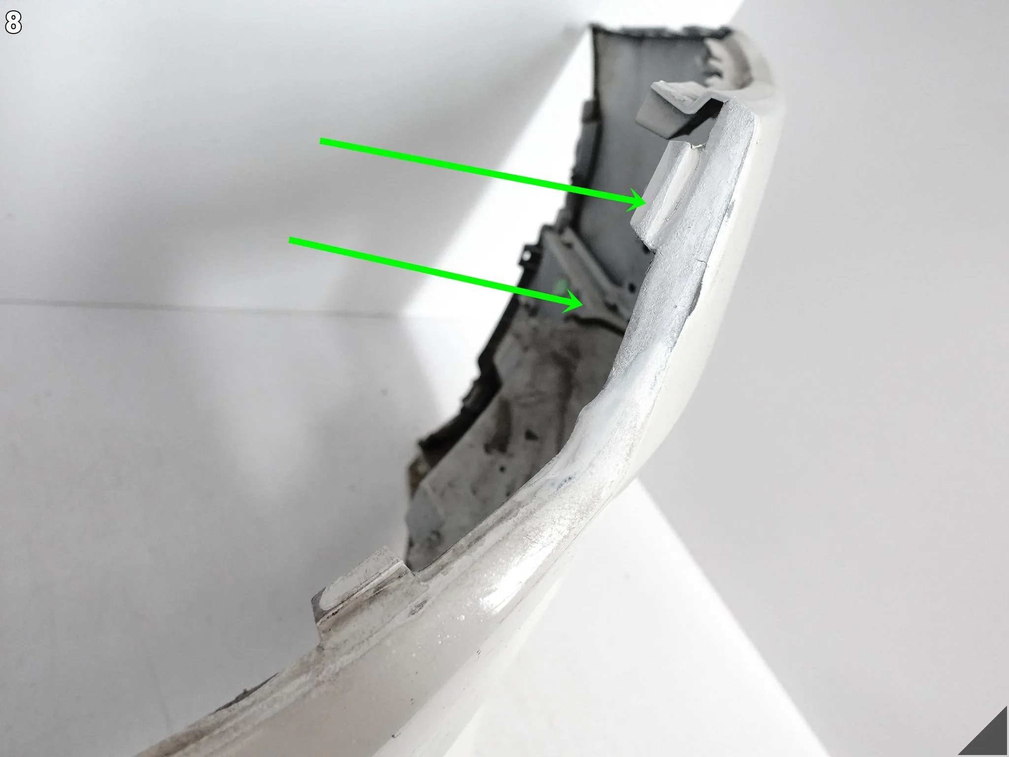 SKODA FABIA IV (4 GENERACJA) 21- ZDERZAK BUMPER PRZÓD (BEZ DZIUR) + WLOTY SKODA FABIA IV (4 GENERACJA) 21- ZDERZAK BUMPER PRZÓD (BEZ DZIUR) + WLOTY - obrazek 9