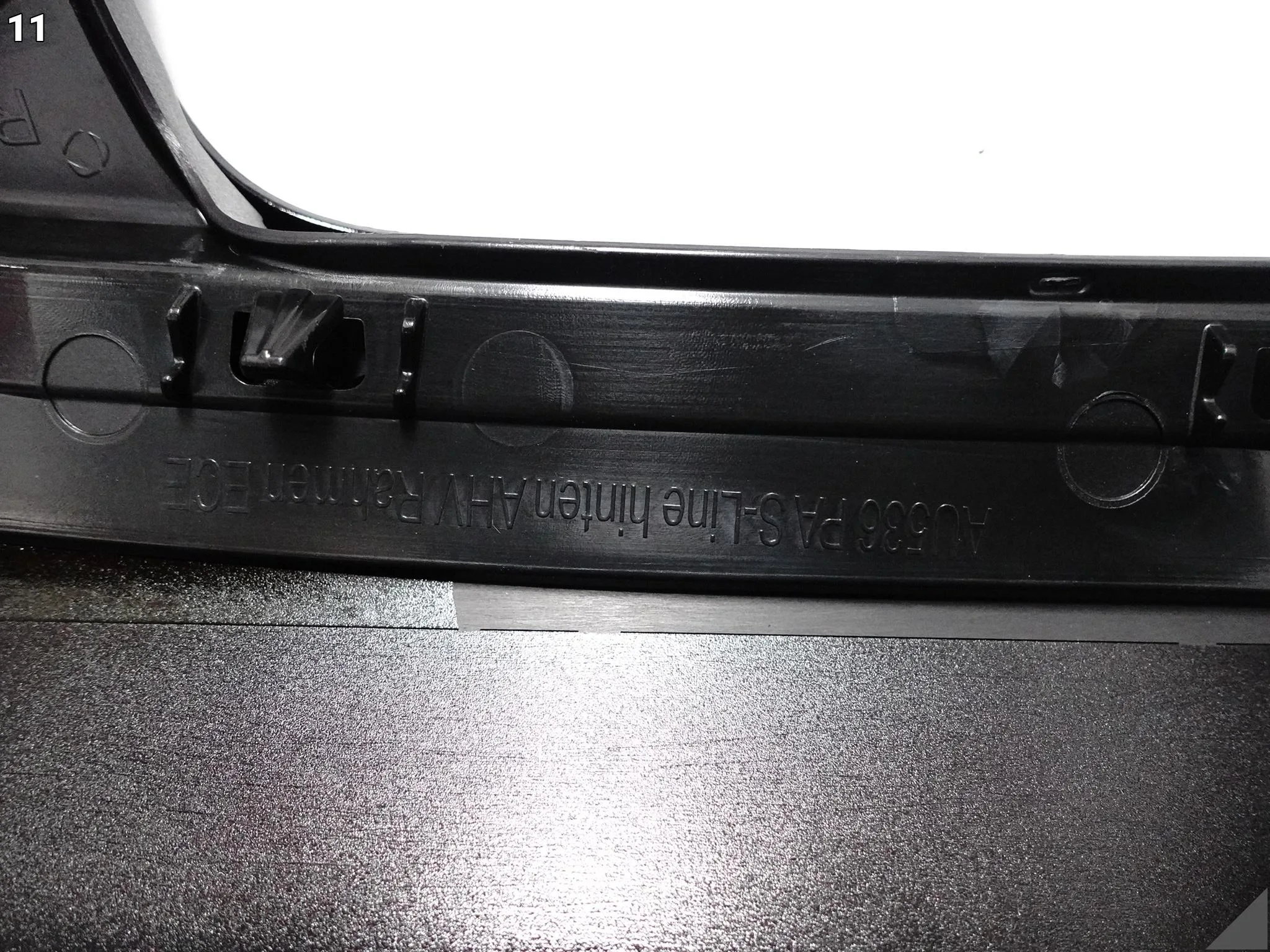 AUDI Q7 II 2 4M0 S-LINE LIFT 19- DYFUZOR SPOILER DOKŁADKA W ZDERZAK TYŁ AUDI Q7 II 2 4M0 S-LINE LIFT 19- DYFUZOR SPOILER DOKŁADKA W ZDERZAK TYŁ - obrazek 12