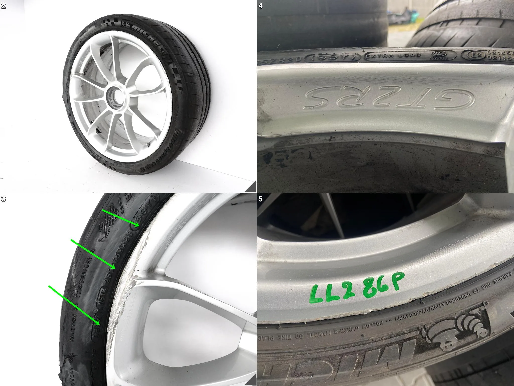 PORSCHE 911 991 GT2 RS GT2RS FELGA ALUFELGA 9,5Jx20 ET50 99136216283 PORSCHE 911 991 GT2 RS GT2RS FELGA ALUFELGA 9,5Jx20 ET50 99136216283 - obrazek 3
