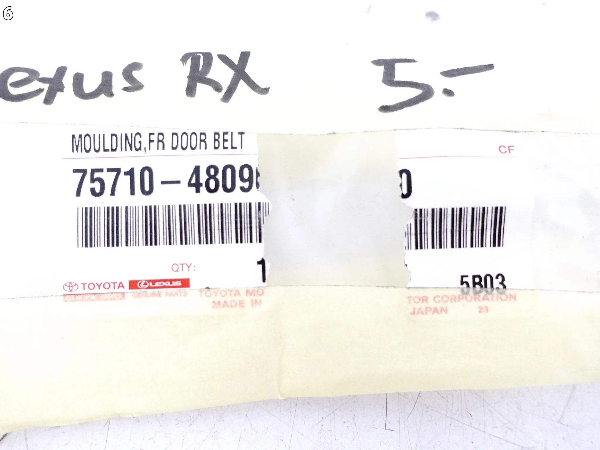 LEXUS RX IV 4 RX450 RX350 15-22 LIFT LISTWA ZGARNIAJĄCA SZYBY PRAWA PRZÓD LEXUS RX IV 4 RX450 RX350 15-22 LIFT LISTWA ZGARNIAJĄCA SZYBY PRAWA PRZÓD - obrazek 7