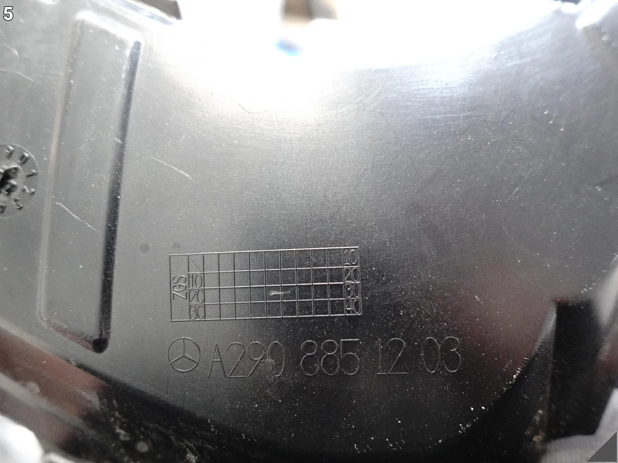 MERCEDES AMG GT X290 4-DOOR 19- ŚLIZG LISTWY ZDERZAK KOSZYK PDC PRAWY PRZÓD MERCEDES AMG GT X290 4-DOOR 19- ŚLIZG LISTWY ZDERZAK KOSZYK PDC PRAWY PRZÓD - obrazek 6