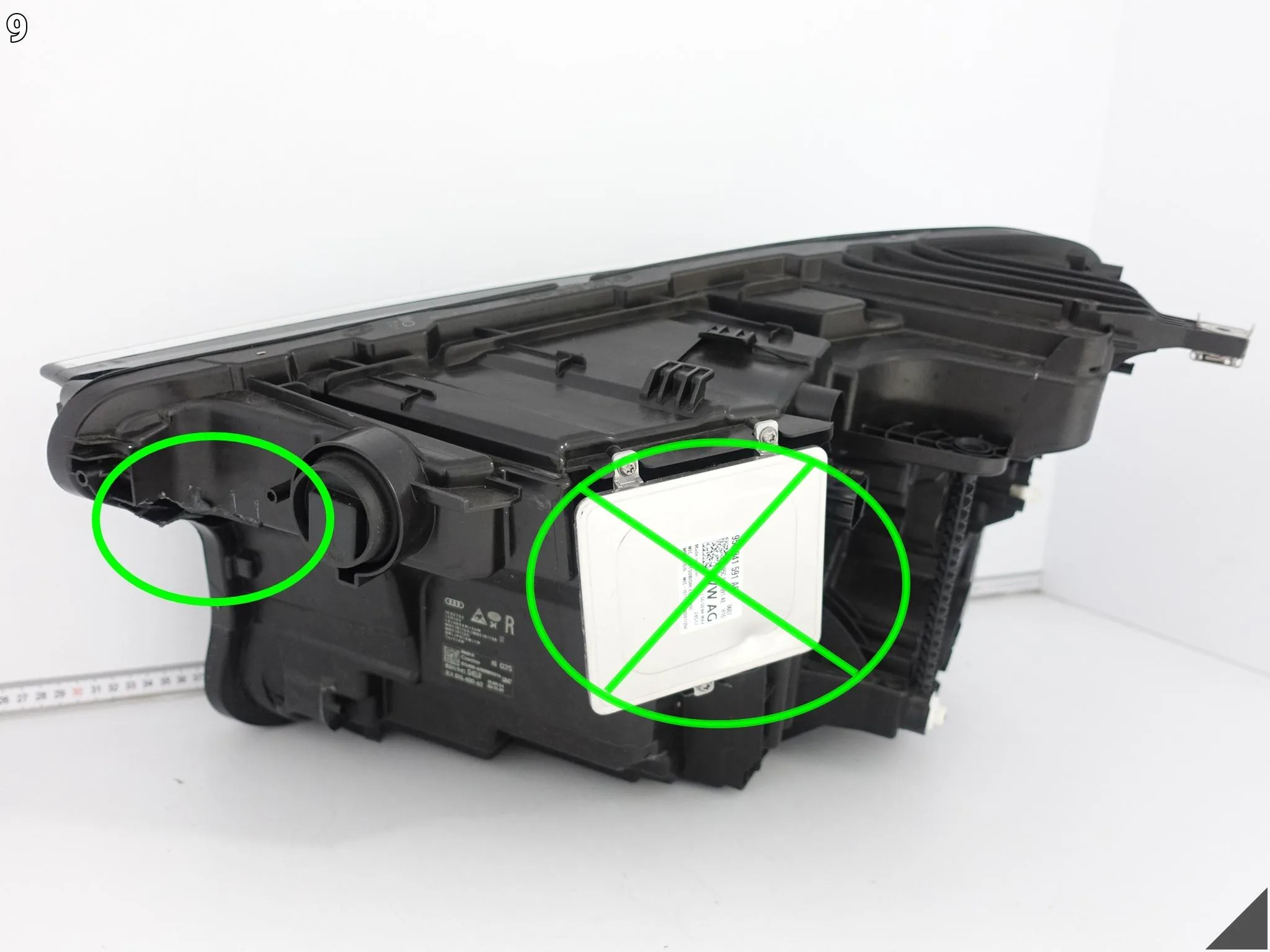 AUDI Q6 E-TRON 85H 23- LAMPA MATRIX FULL LED PRAWA PRZÓD EUROPA 85H941040R AUDI Q6 E-TRON 85H 23- LAMPA MATRIX FULL LED PRAWA PRZÓD EUROPA 85H941040R - obrazek 10